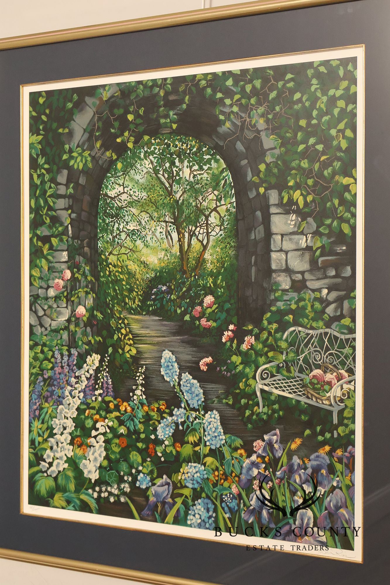 Susan Rios Limited Edition Print, Flower Garden