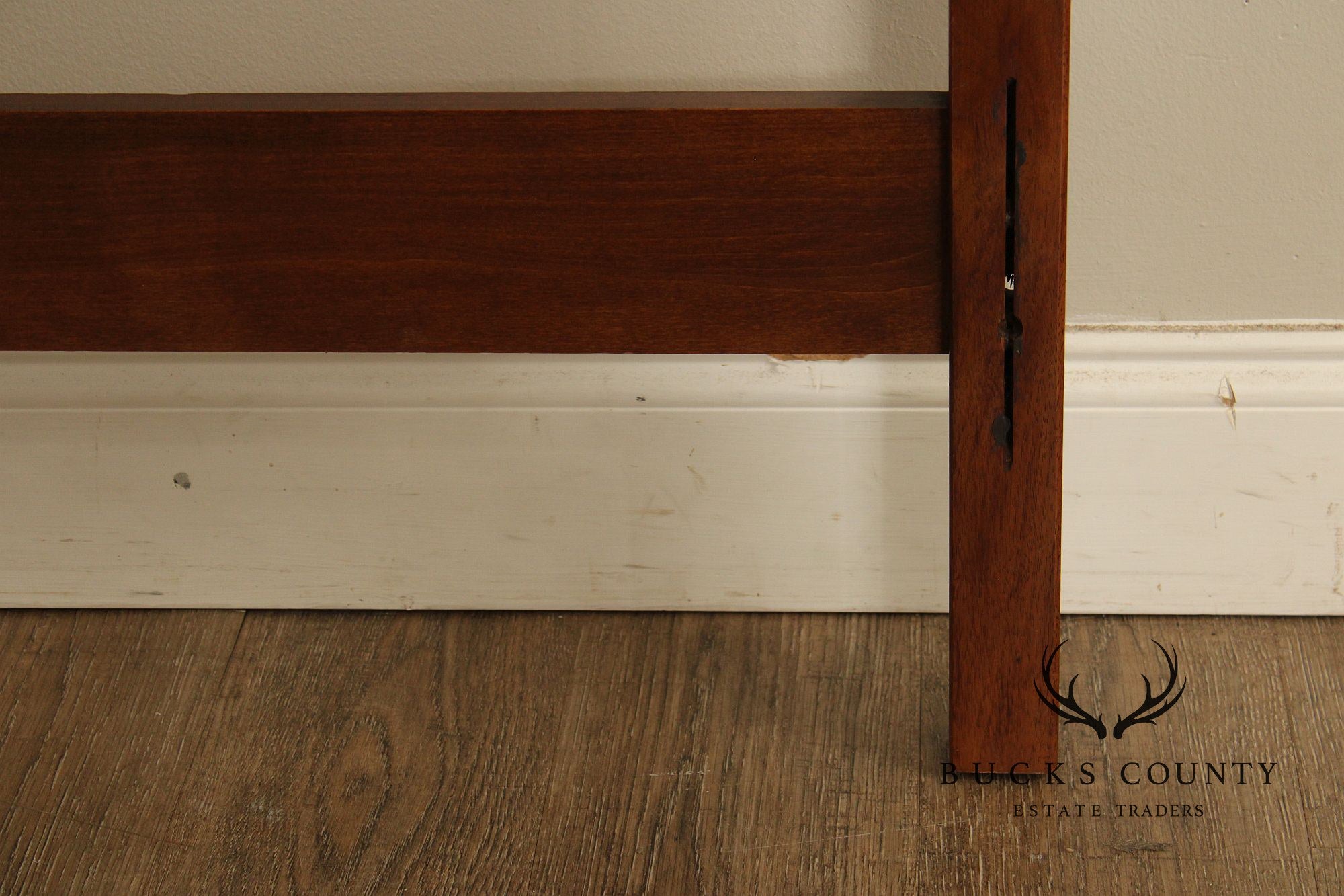 Thomasville Mid Century Modern Black Walnut Full Size Headboard