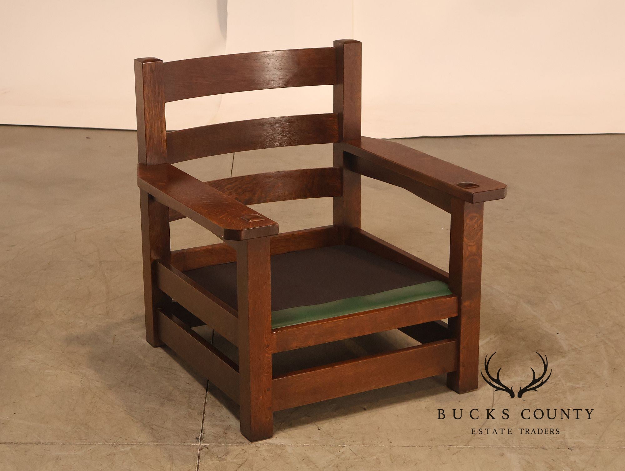 Stickley Mission Collection Oak Eastwood Lounge Chair