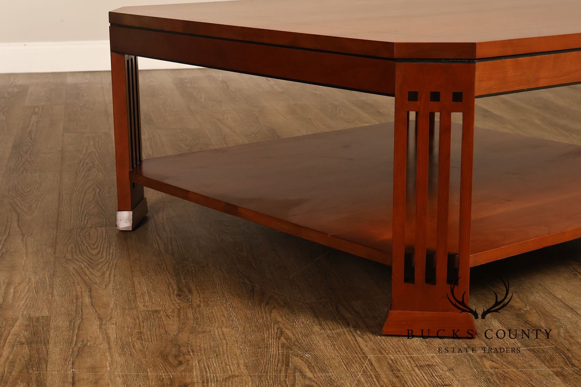 Stickley 21st Century Collection Large Square Cherry Coffee Table