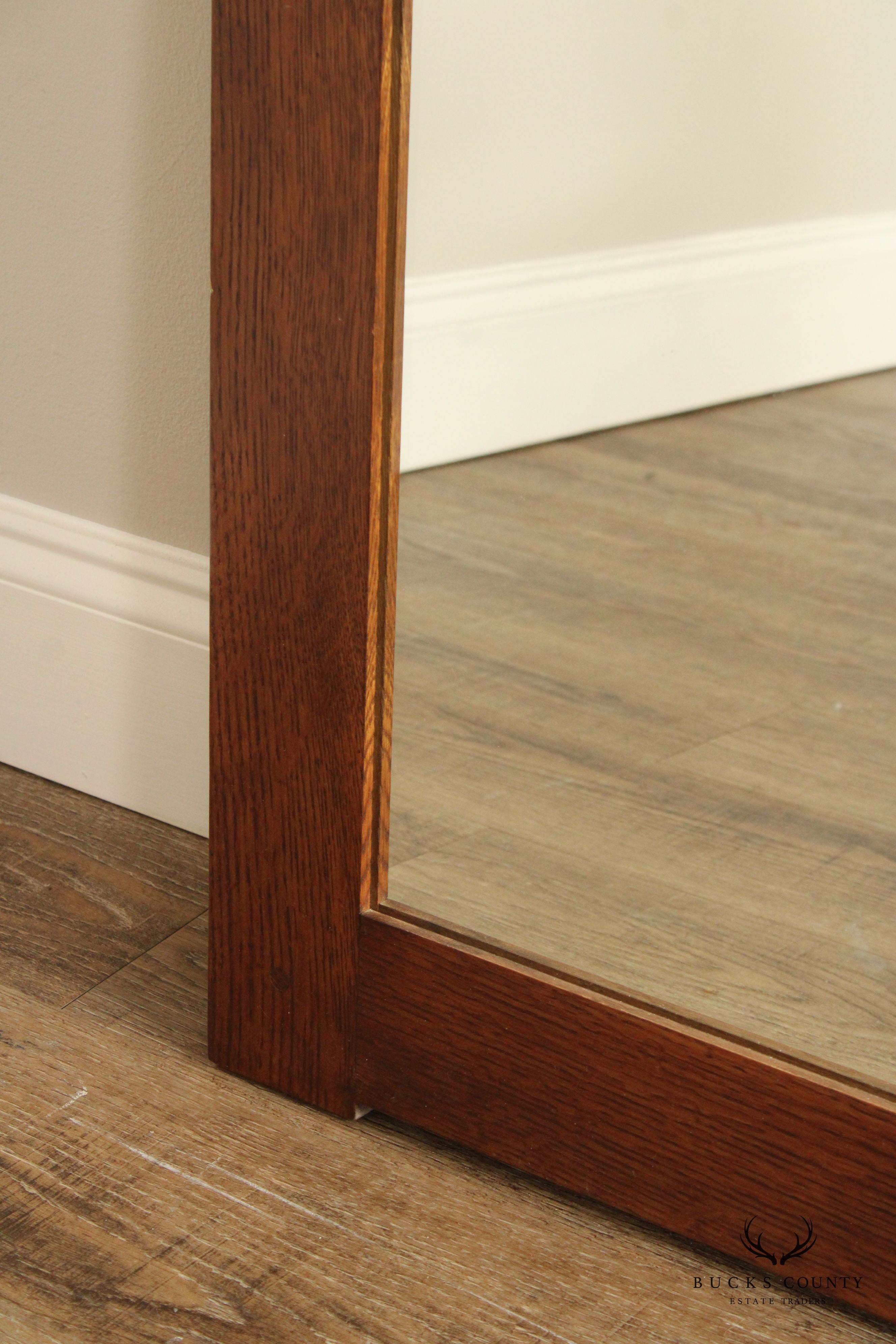 Stickley Mission Collection Oak Wall Mirror