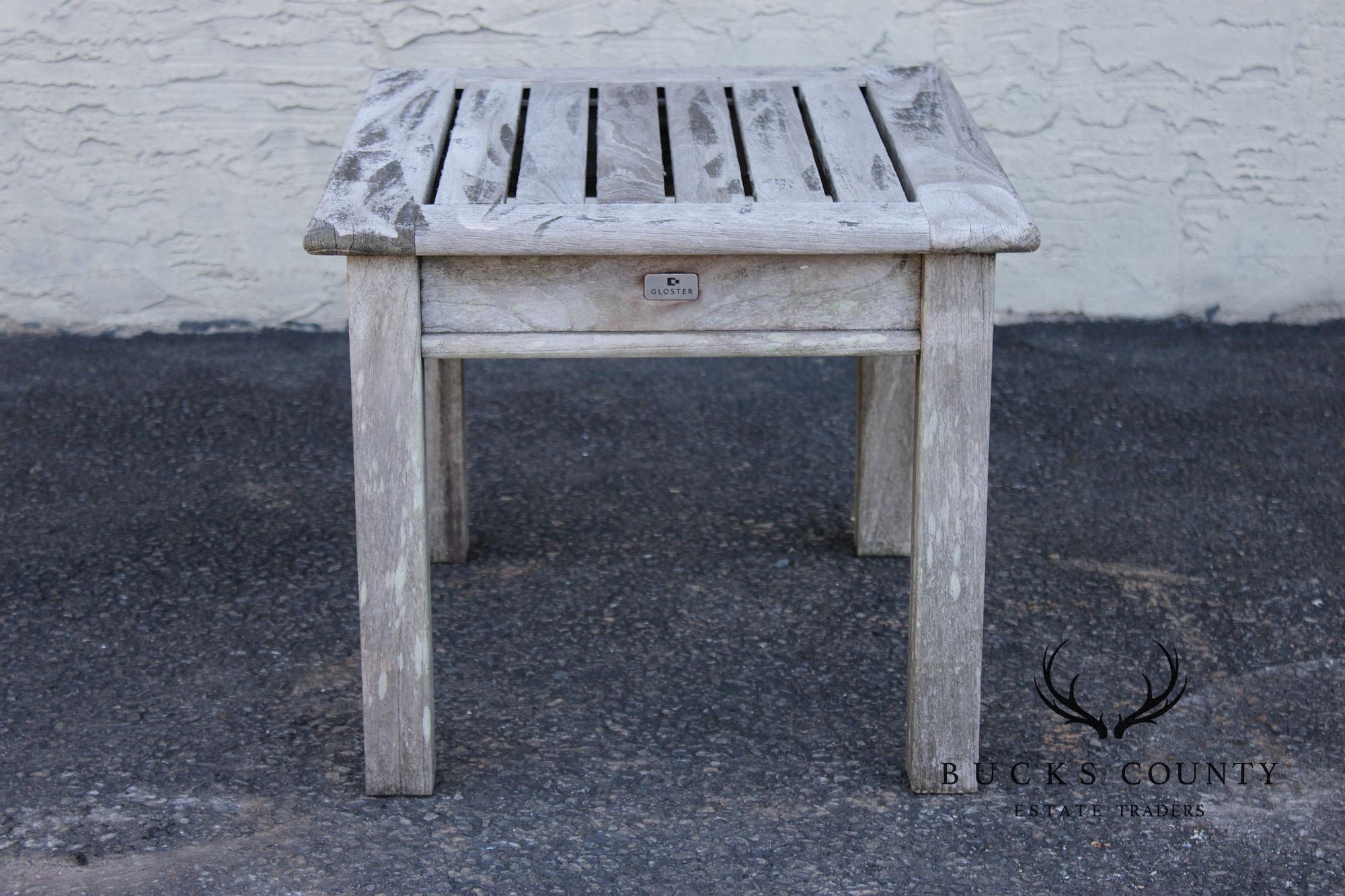 Gloster Pair of Teak Outdoor End Tables