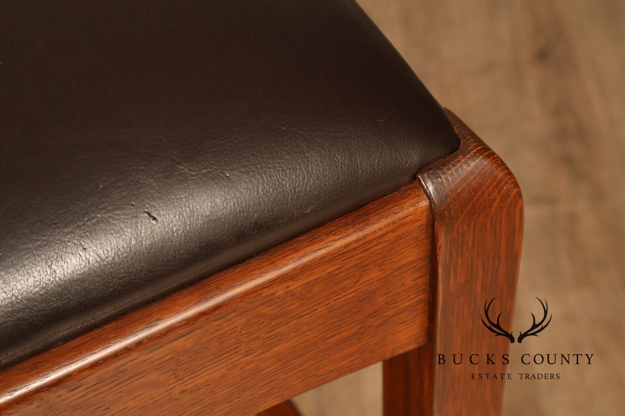 Stickley Mission Collection Oak Backless Stool