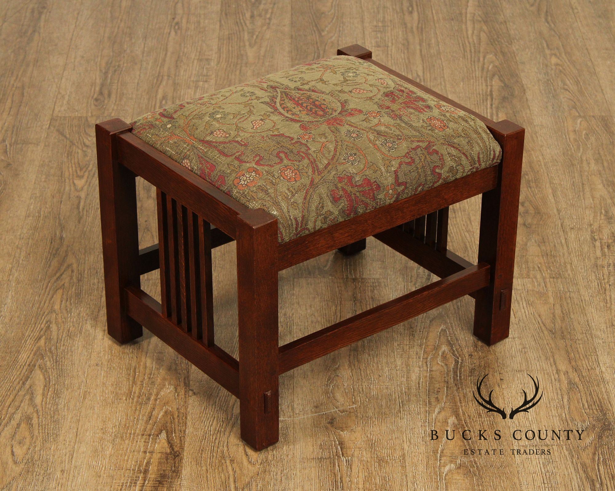 Stickley Mission Collection Oak Footstool