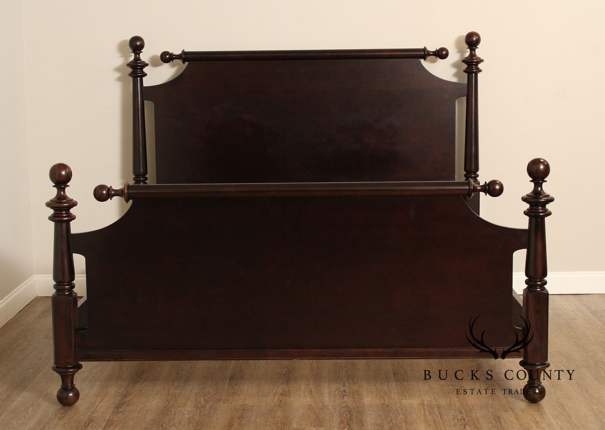 Farmhouse Style King Size Cannon Ball Bed