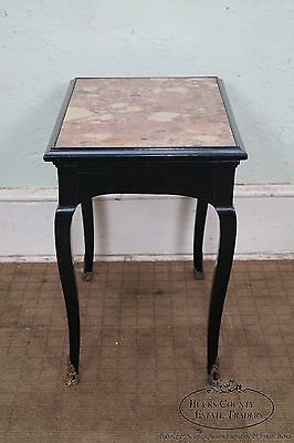Antique French Louis XV Style Marble Top Side Table