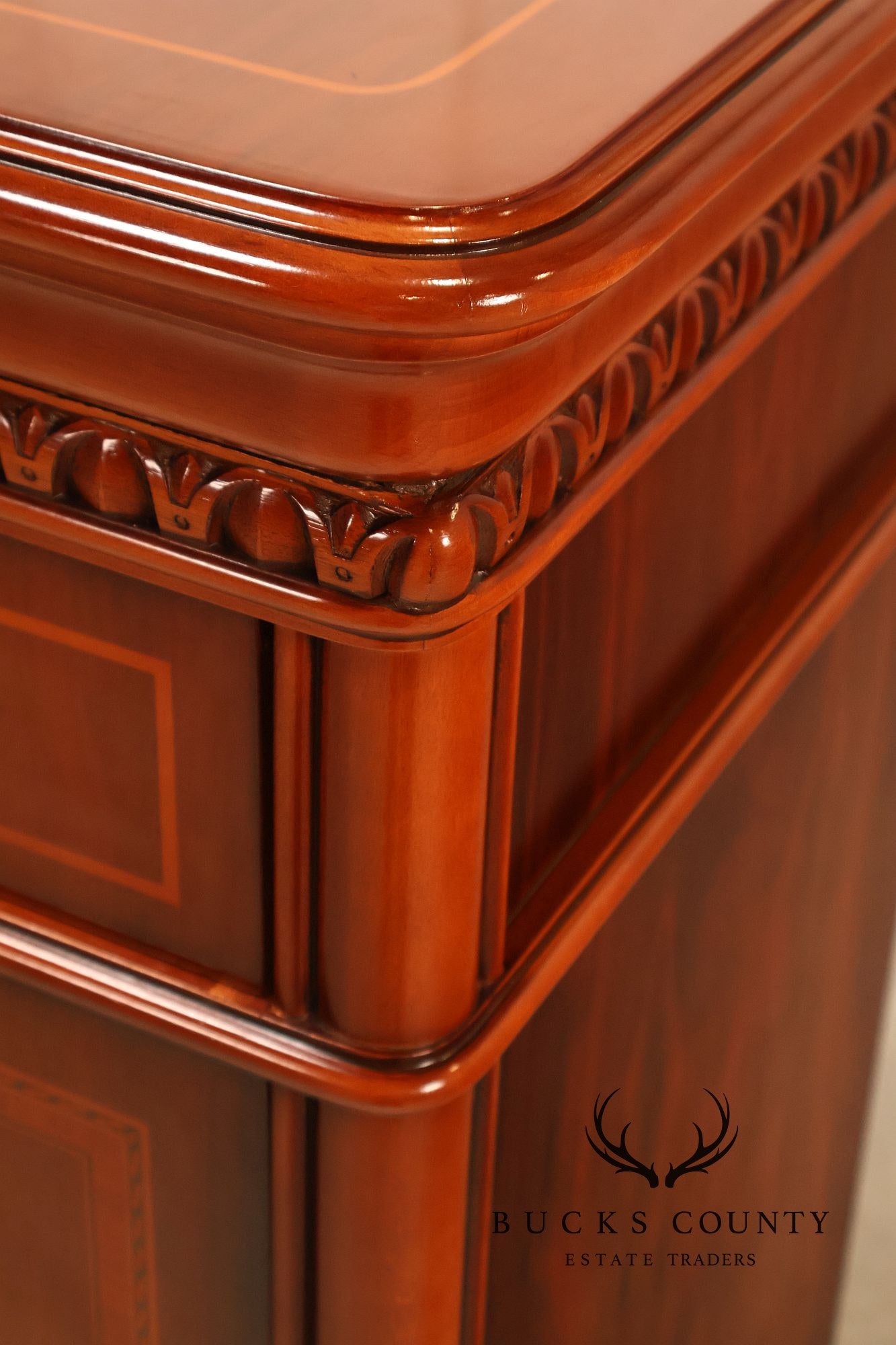 Edwardian Style Inlaid Mahogany Chest of Drawers