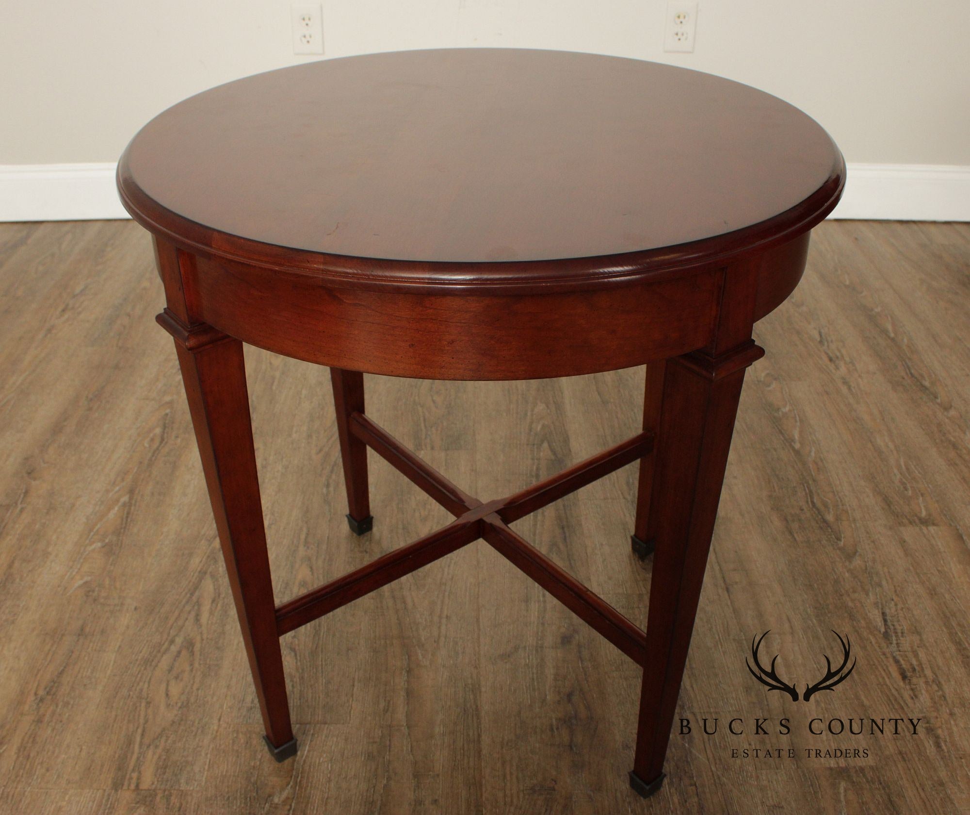 Harden Cherry Round Top Side Table