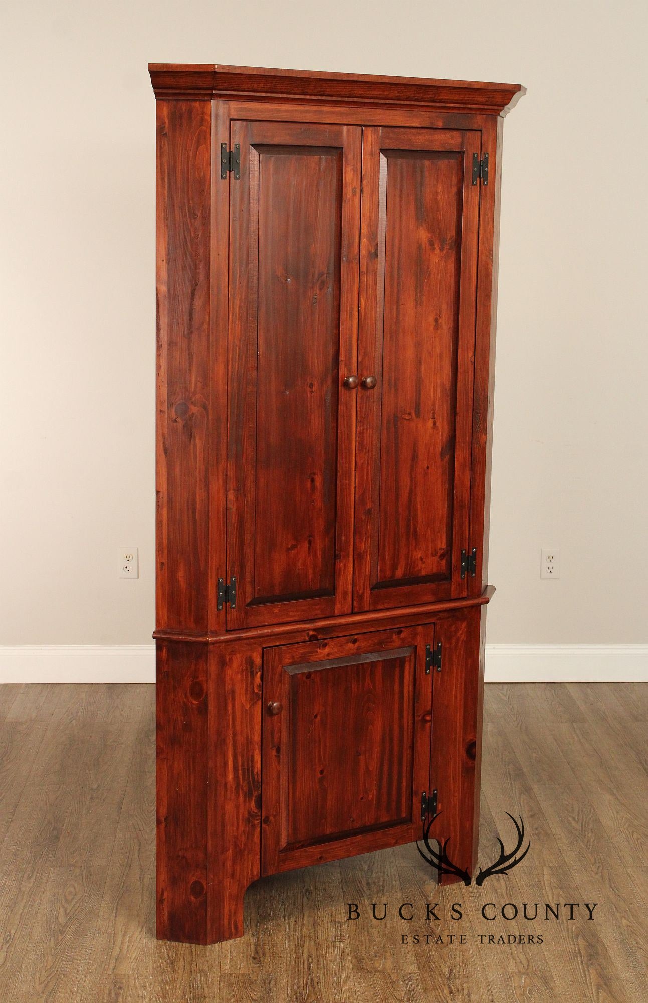 Custom Quality Pine Corner Cupboard