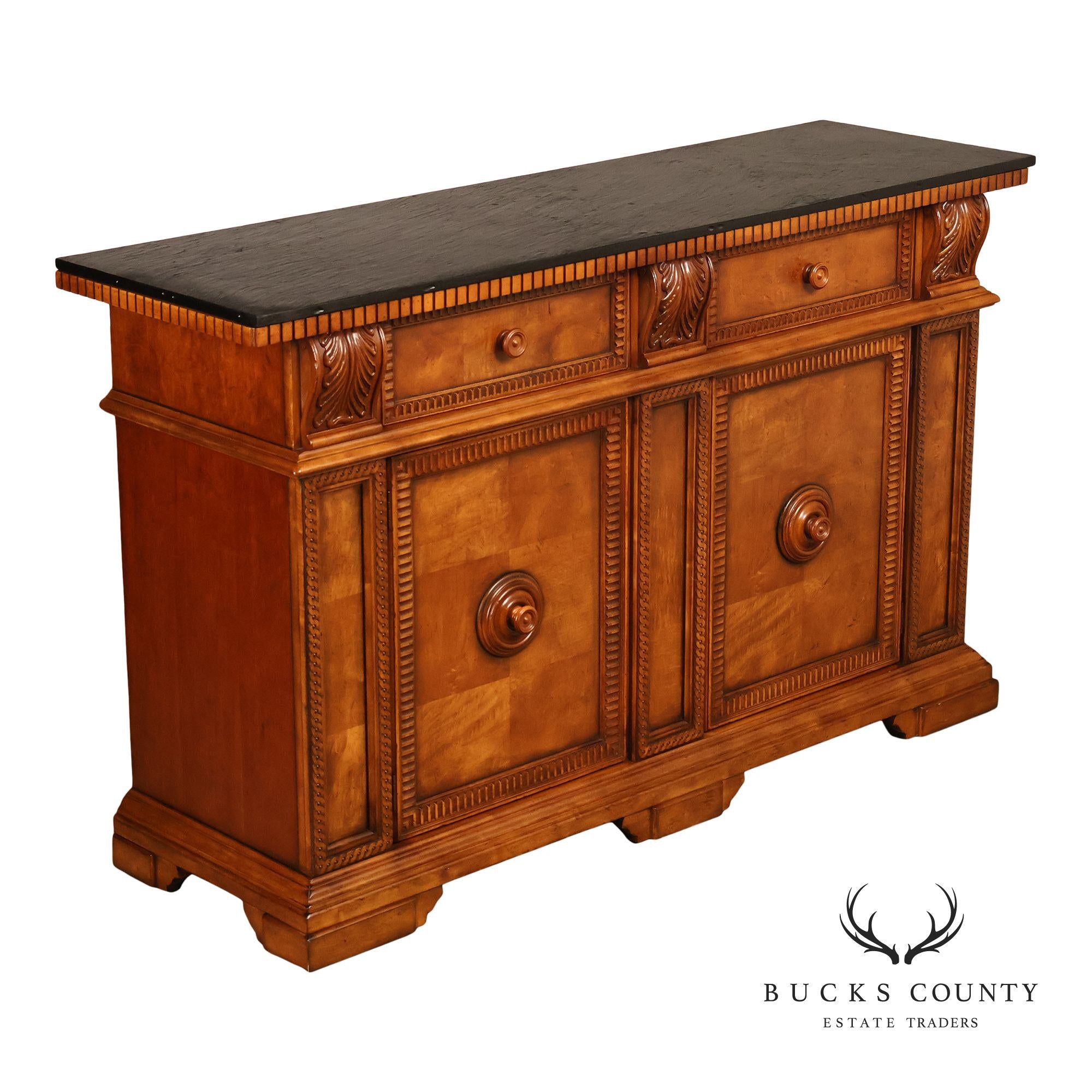 Century Furniture Chatsworth Collection Slate Top Sideboard Credenza