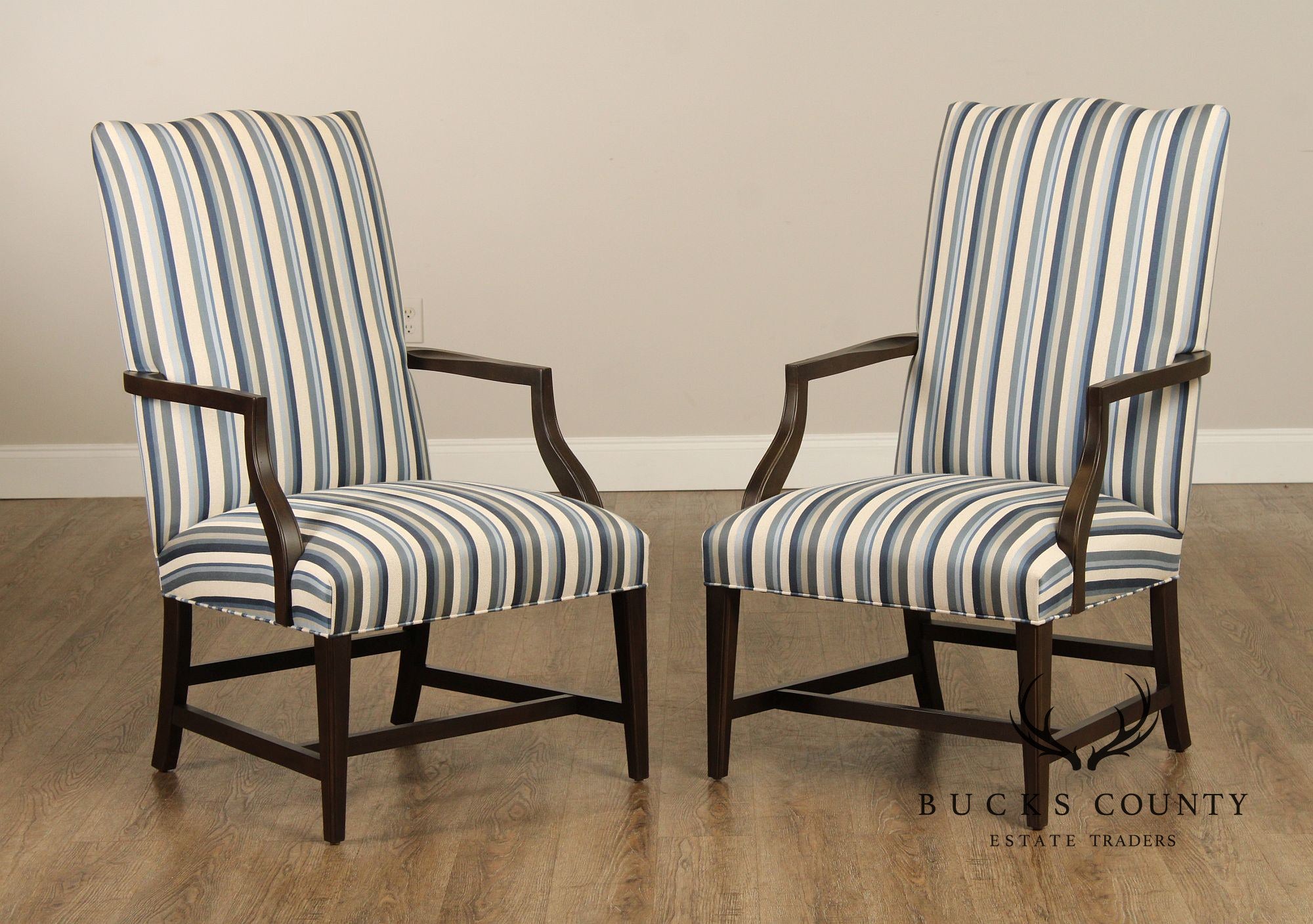 Ethan Allen Pair of Martha Washington Armchairs