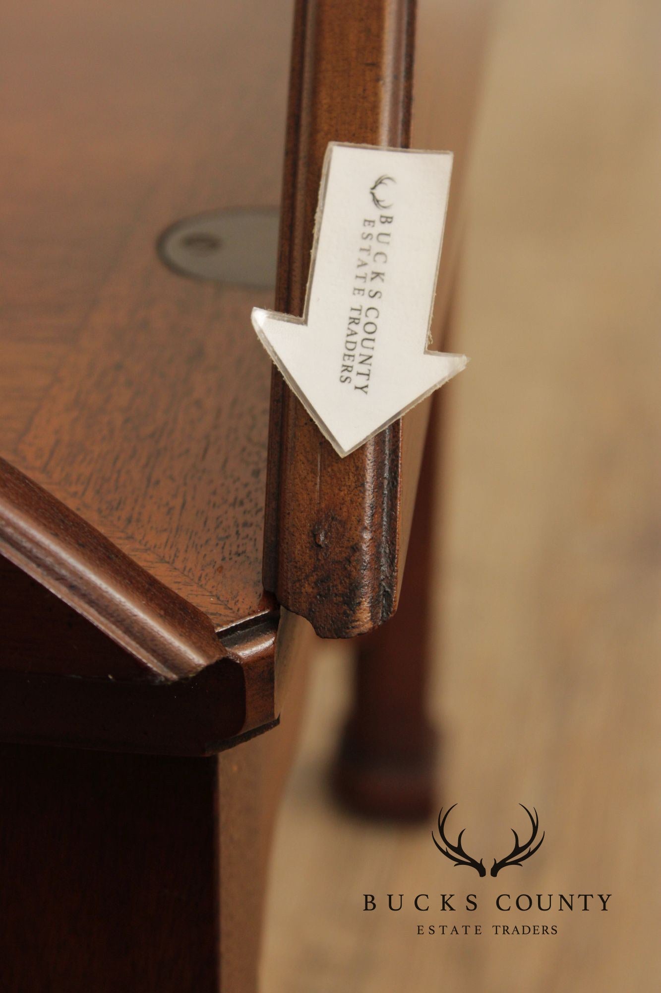 Heritage Chippendale Style Mahogany Butler's Tray Table