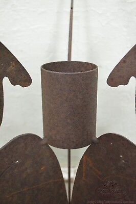 Hand Forged Steel Crane Garden Pedestal