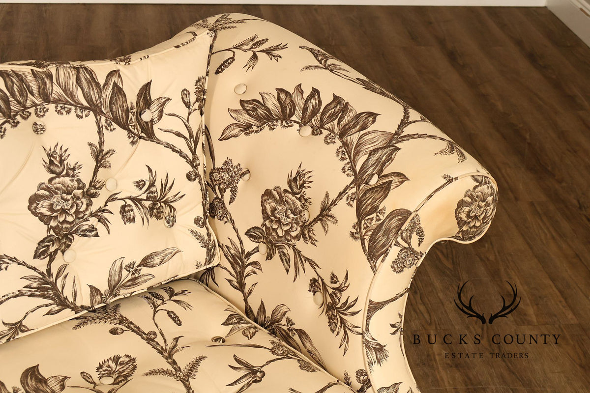 Baker Williamsburg Reproductions Camelback Sofa