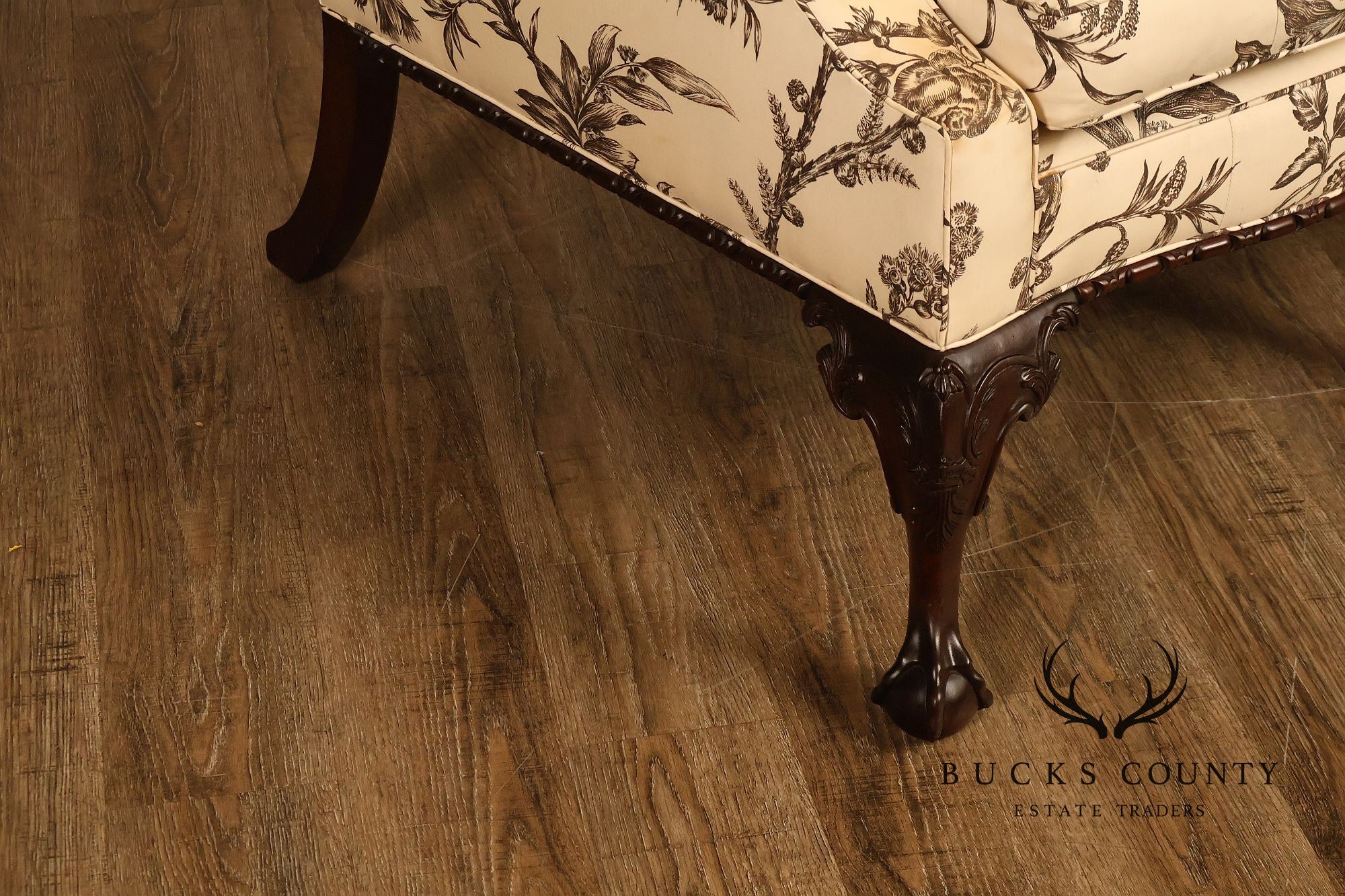 Baker Williamsburg Reproductions Camelback Sofa