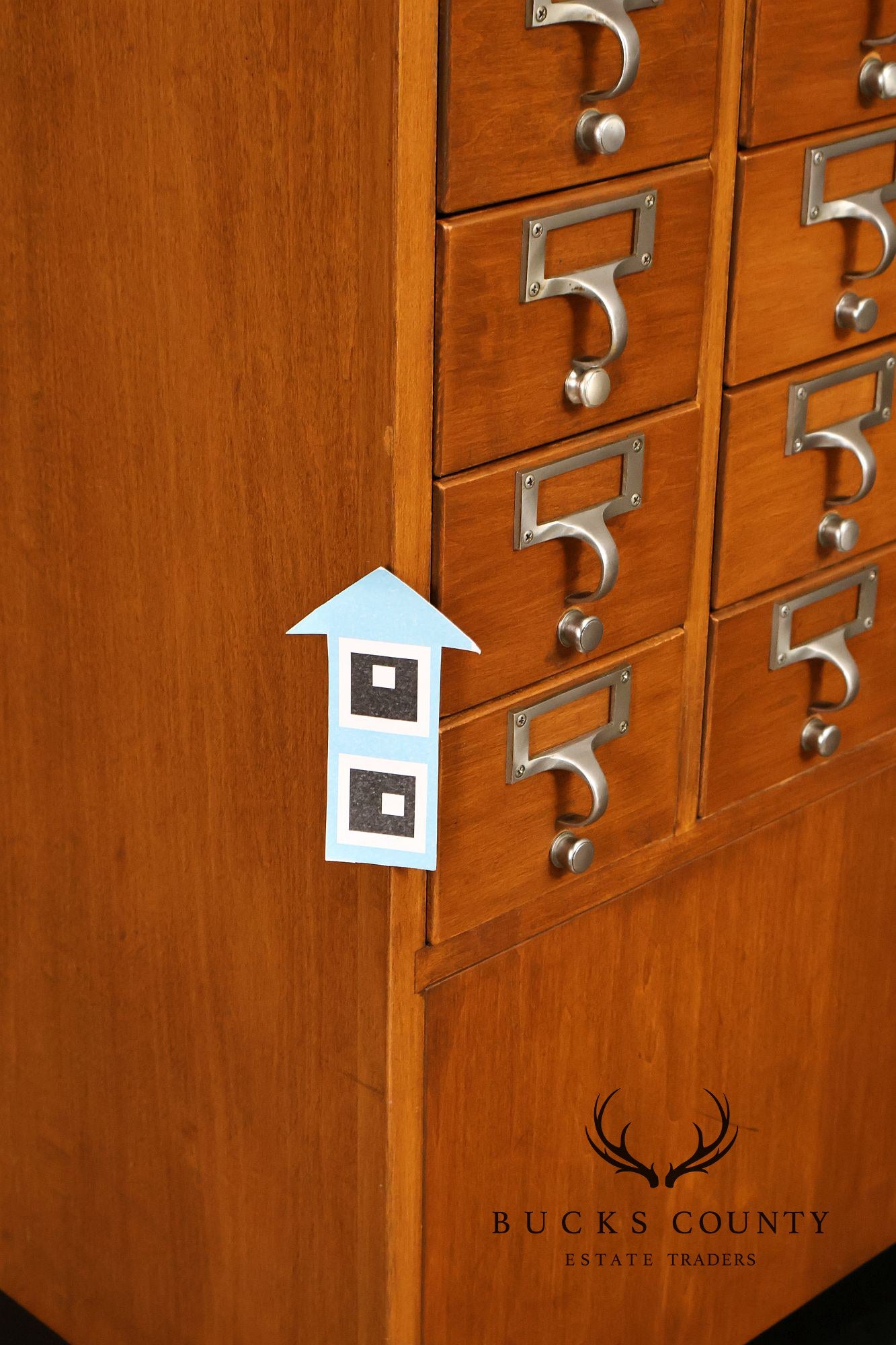 Mid Century 60-Drawer Library Card Catalog