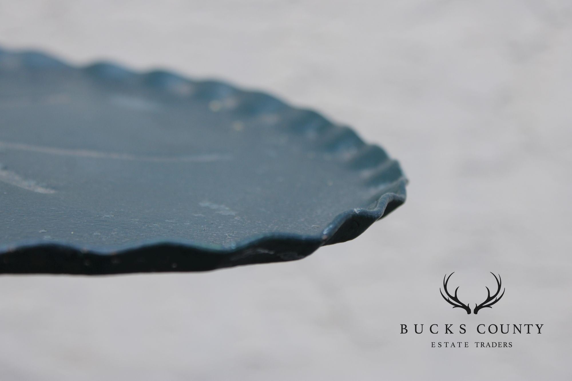 Vintage Salterini Lily Pad Leaf Wrought Iron Garden Table