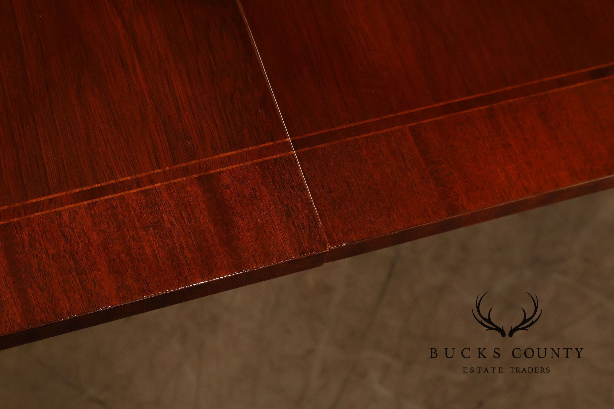 Councill Craftsmen Double Pedestal Mahogany Dining Table
