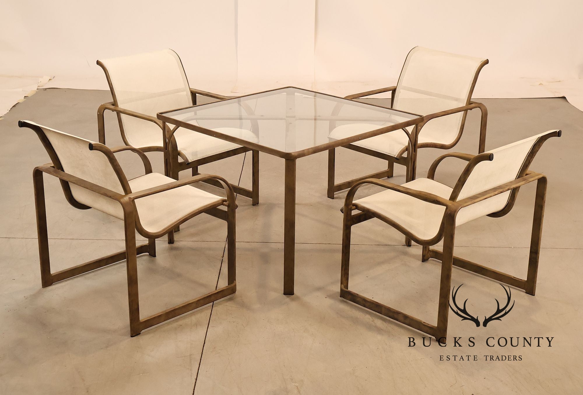 Brown Jordan Quantum Outdoor Patio Five-Piece Dining Set
