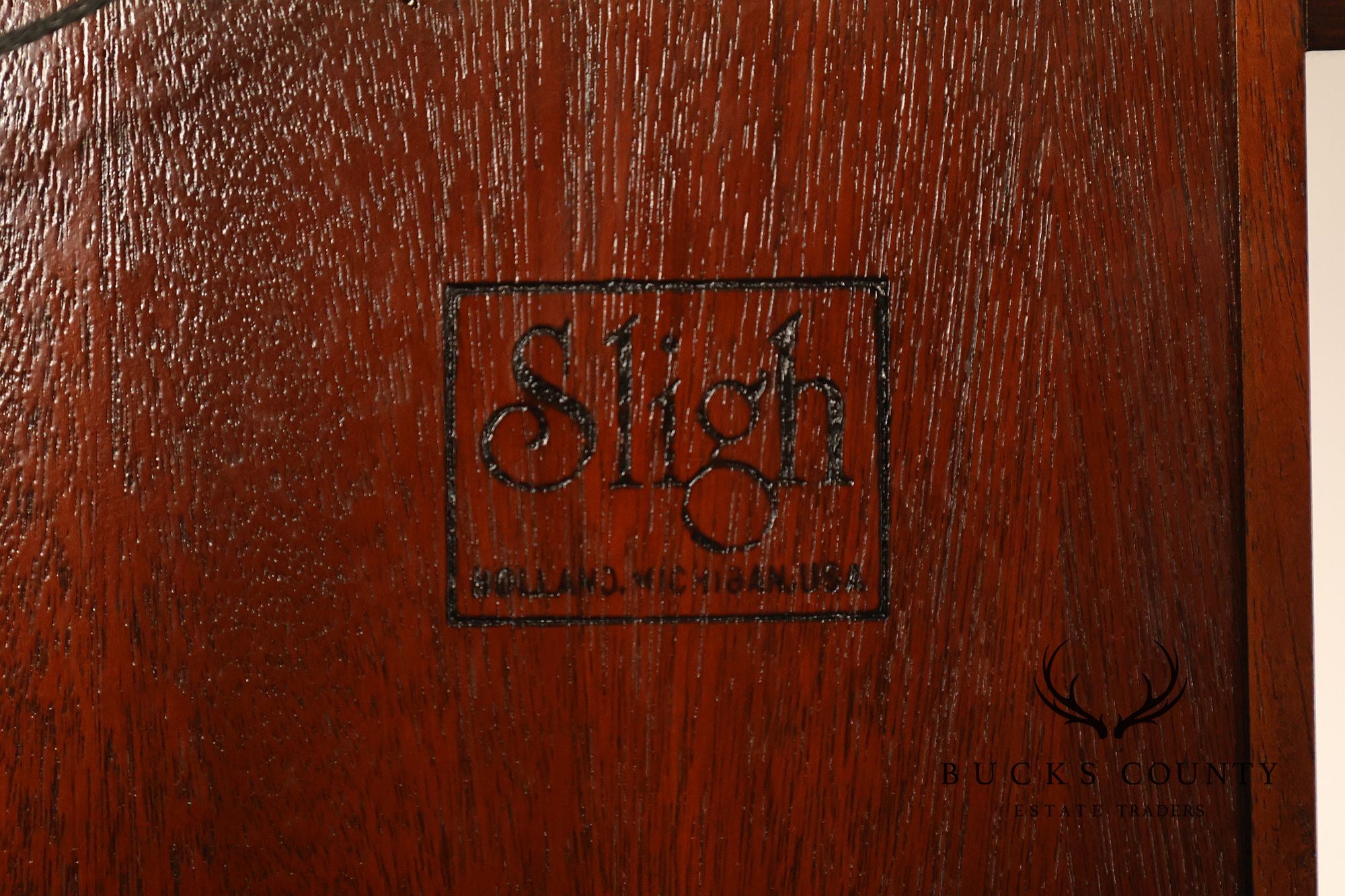 Sligh Dorset Flame Mahogany Grandfather Clock