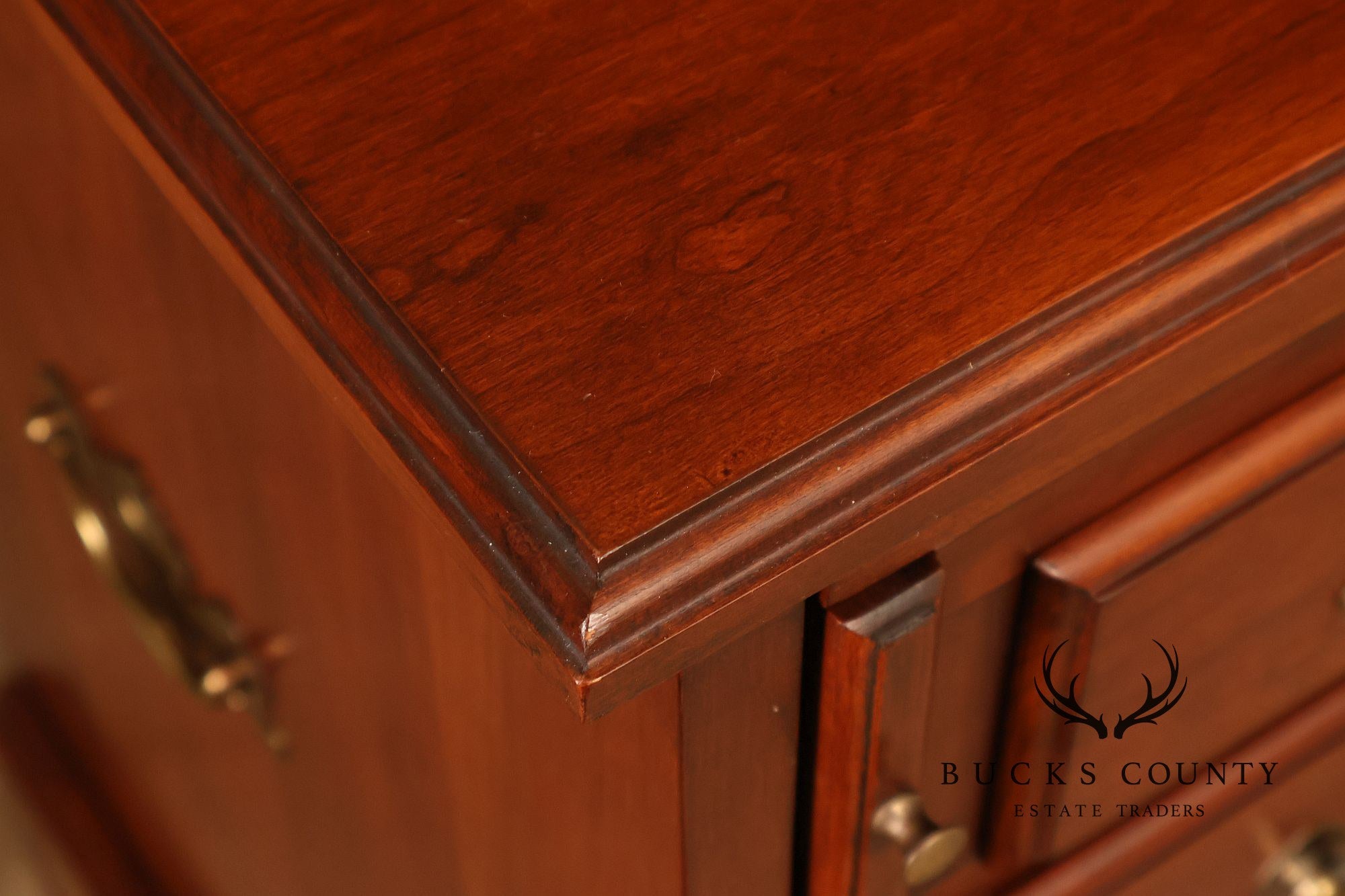 Henkel Harris Chippendale Style Cherry Bachelor's Chest