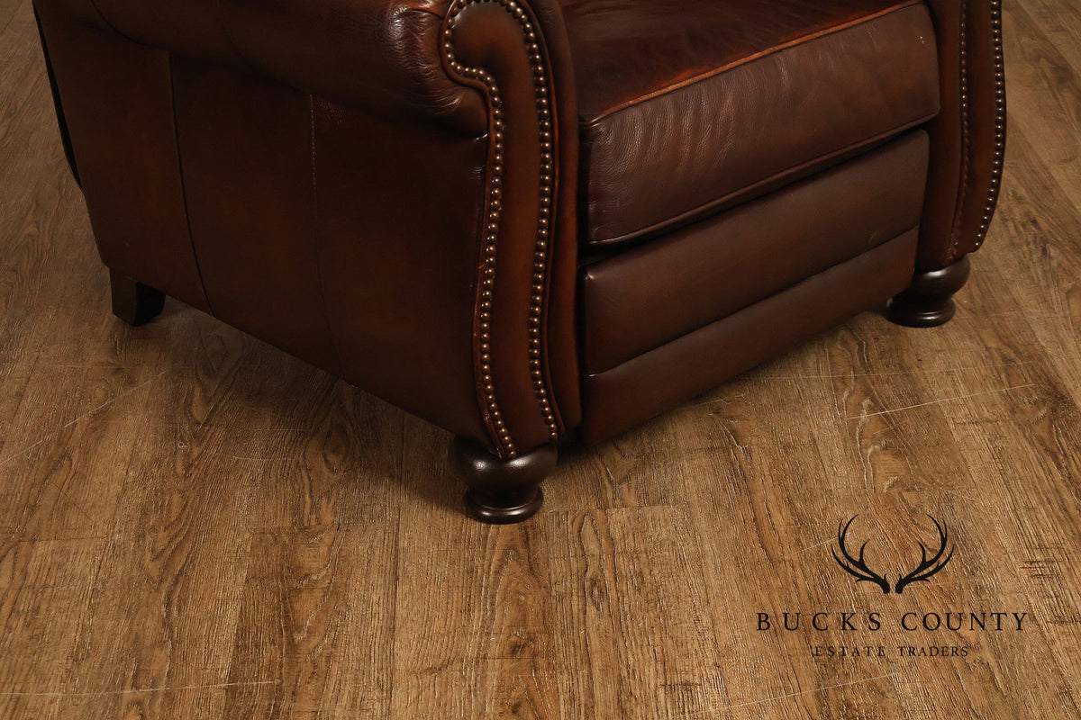Traditional Brown Reclining Club Chair