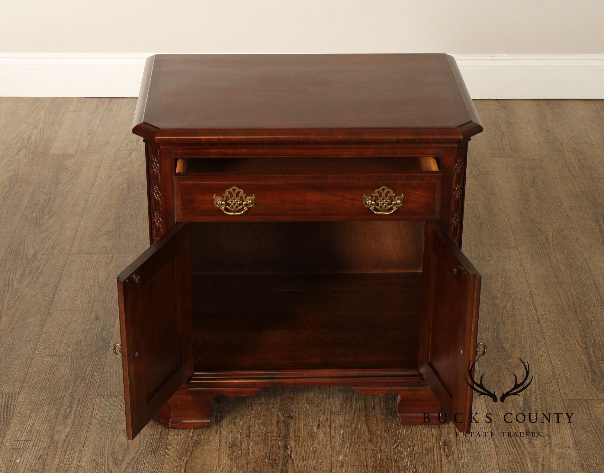 Pennsylvania House Chippendale Style Cherry Nightstand