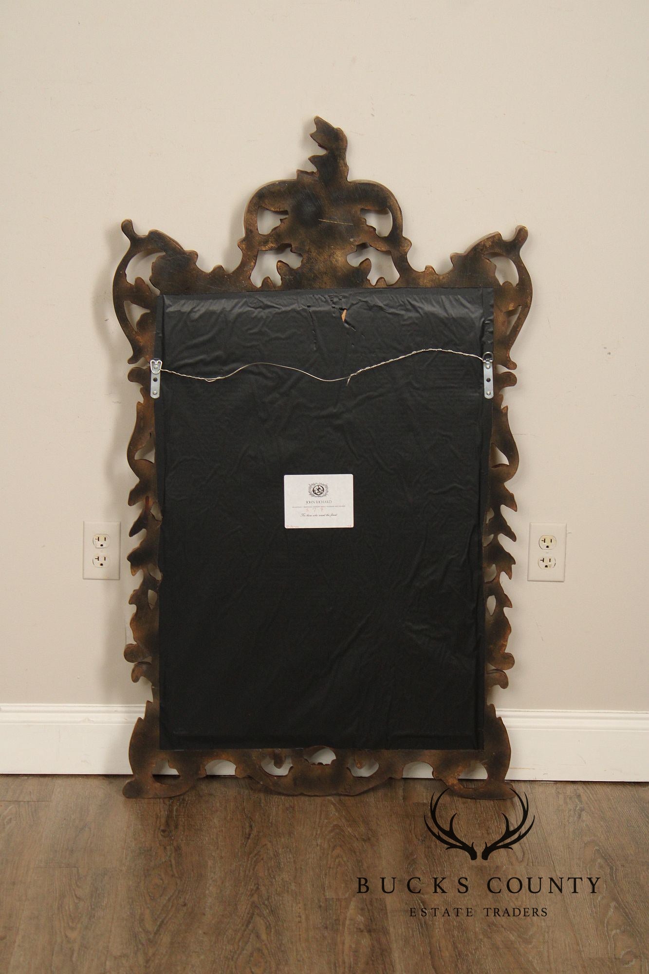 John Richard Rococo Style Gilt Carved Frame Wall Mirror