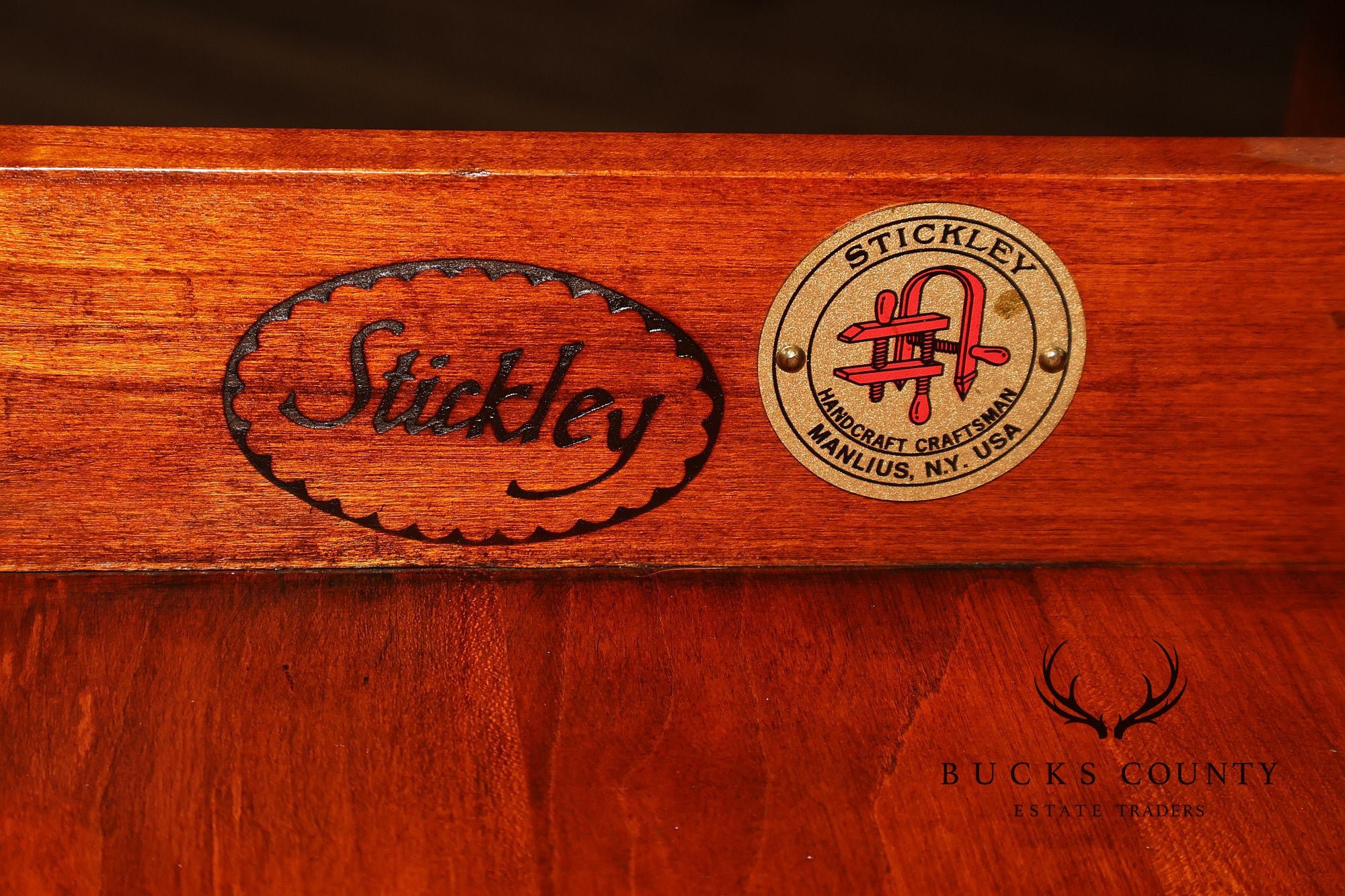 Stickley Mission Collection Cherry Spindled Writing Desk