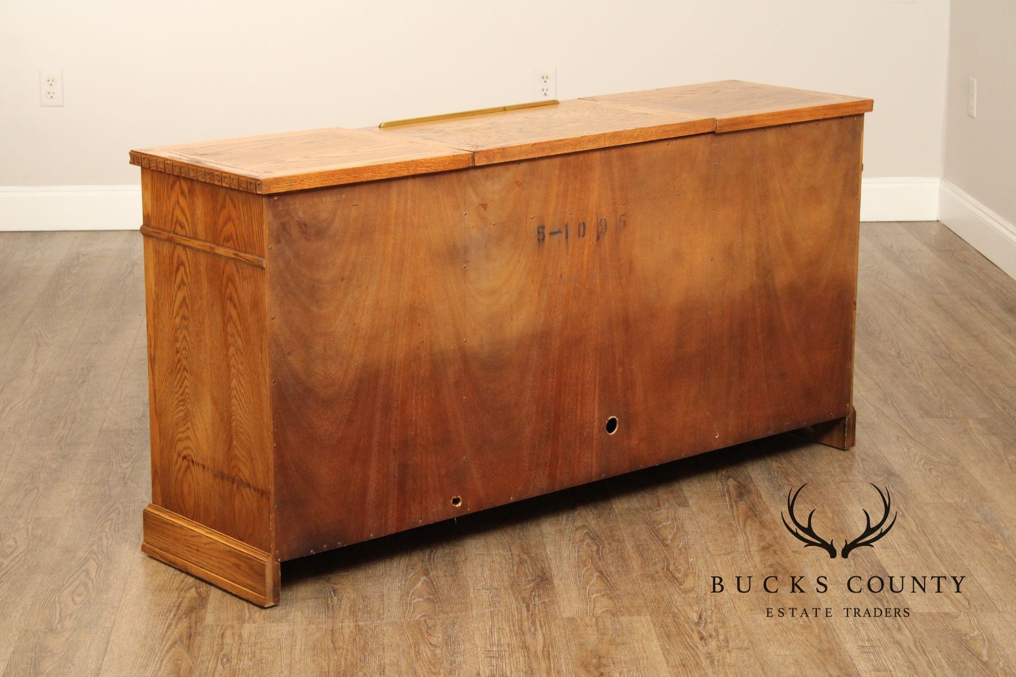 Romweber Viking Oak Bookcase Office Credenza