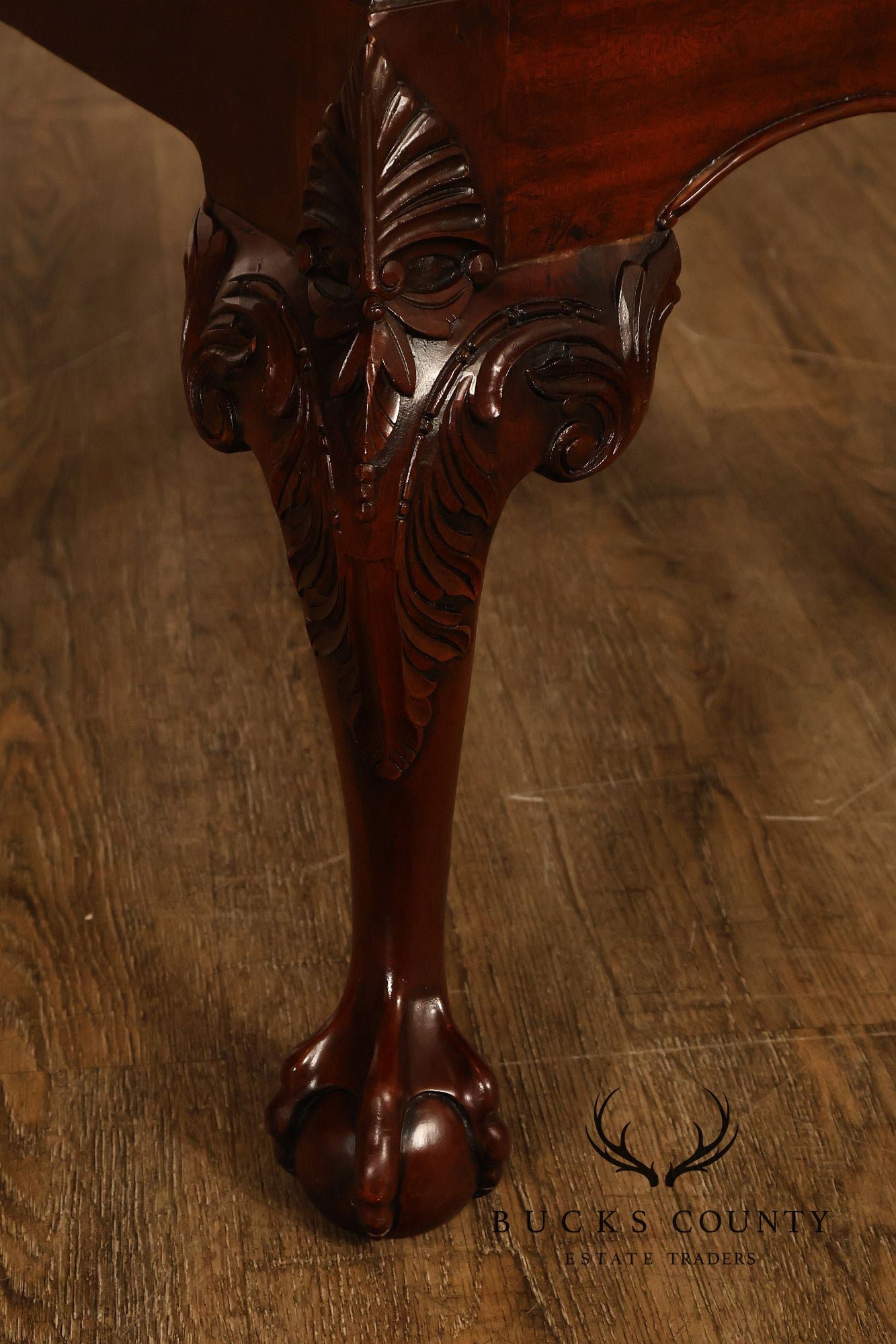 Henredon Chippendale Style Set of Six Mahogany Dining Chairs