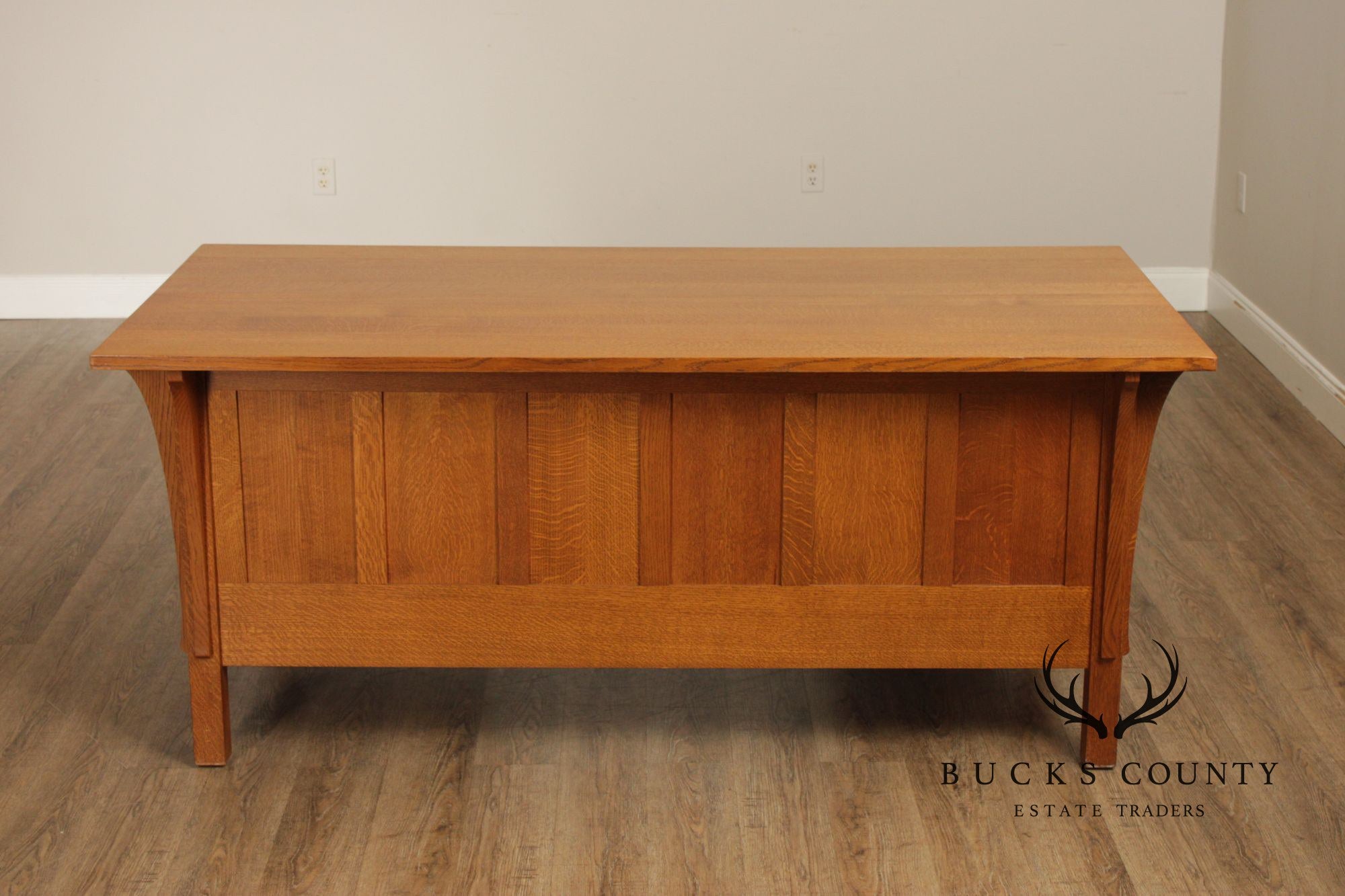 Stickley Mission Collection Oak Executive Desk