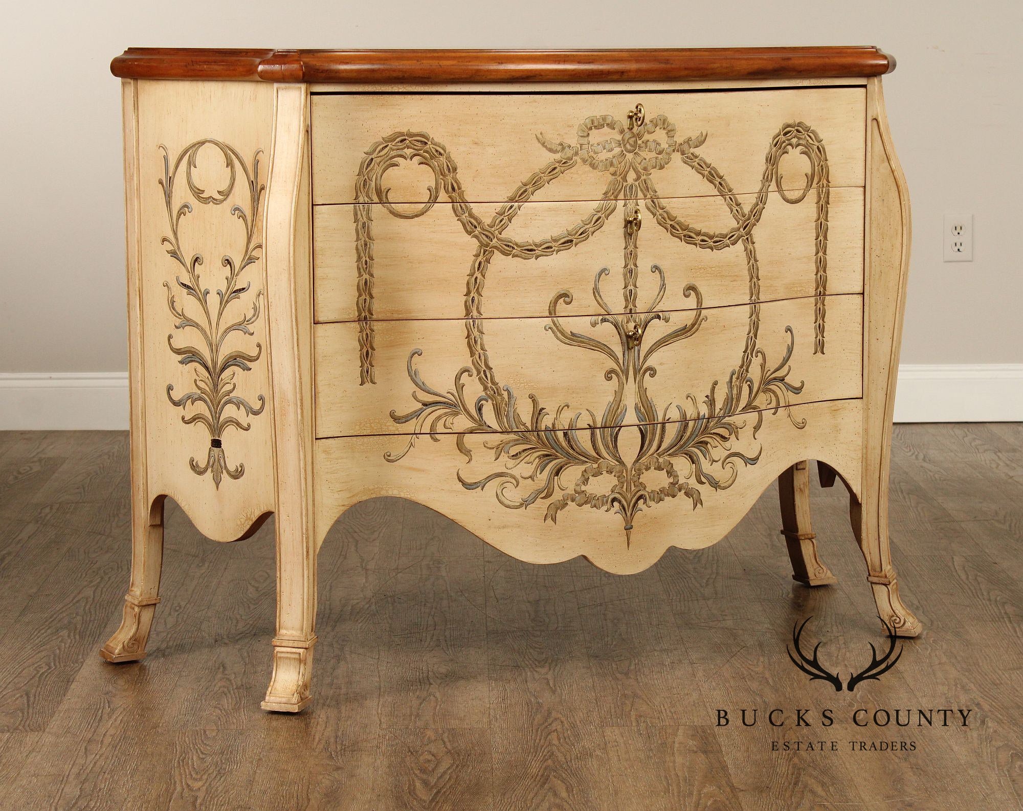 Ferguson Copeland 'Isabella' Paint Decorated Commode