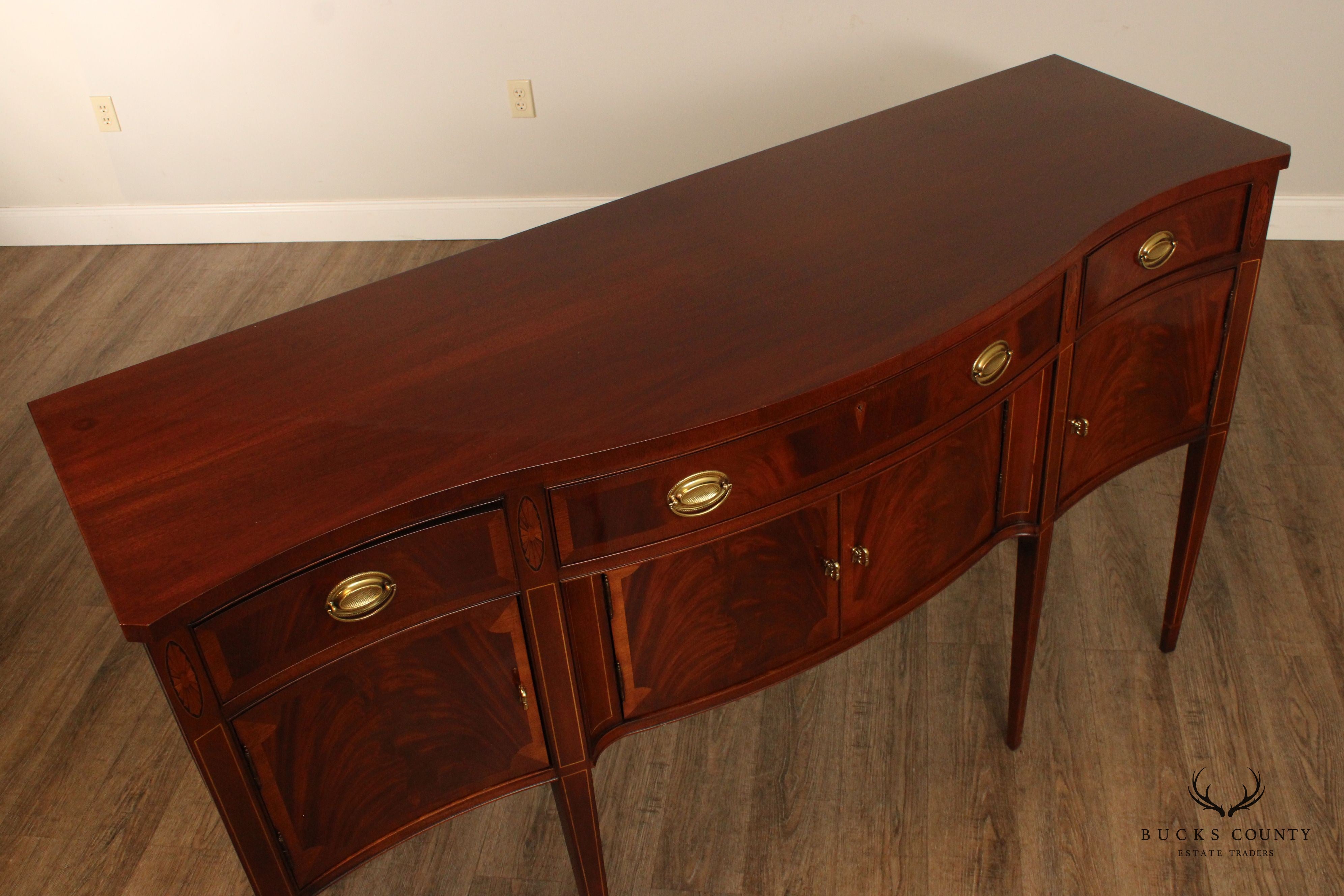 Hickory Chair Hepplewhite Style Mahogany Sideboard
