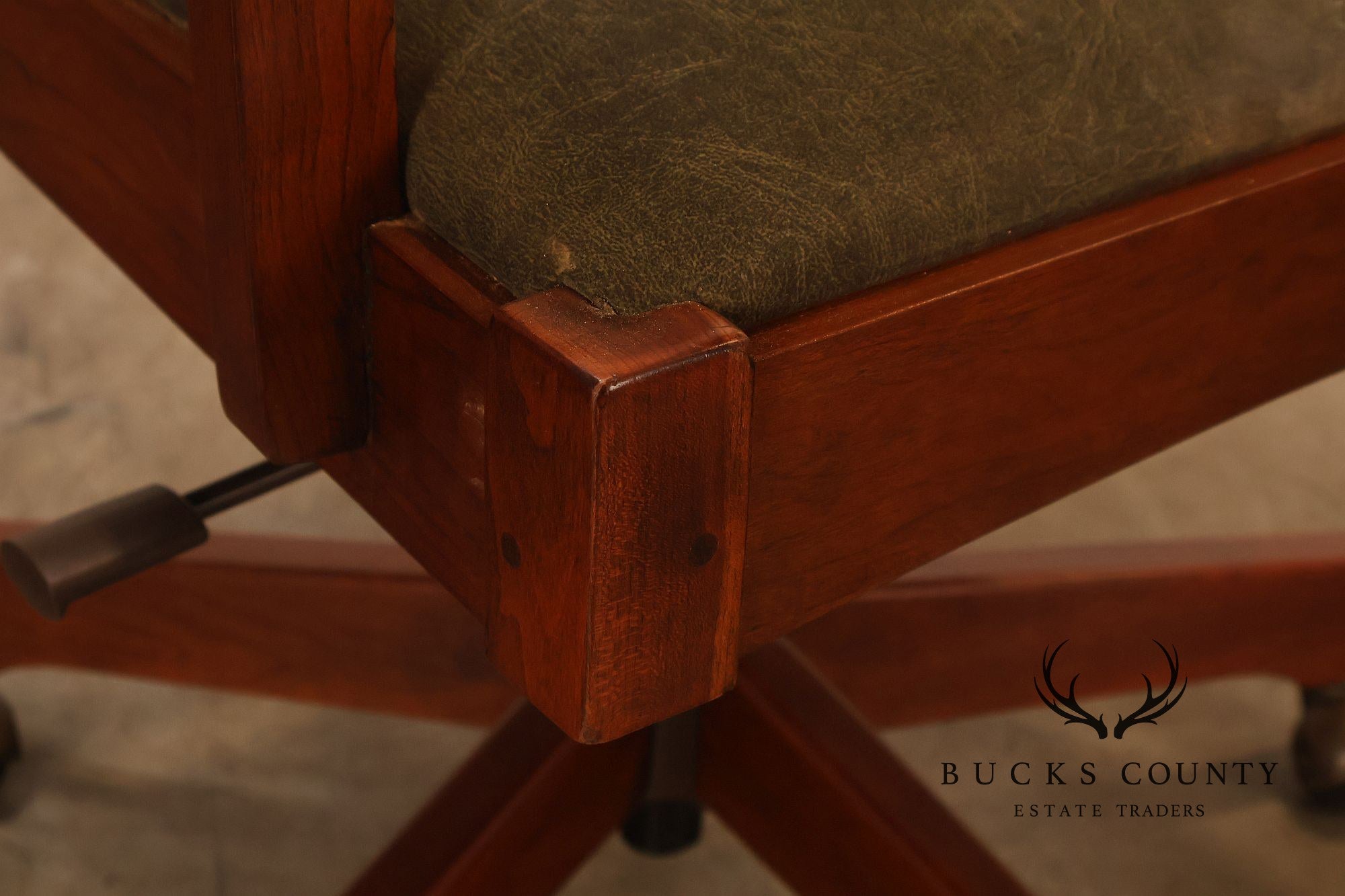 Stickley Mission Collection Cherry Swivel Office Chair