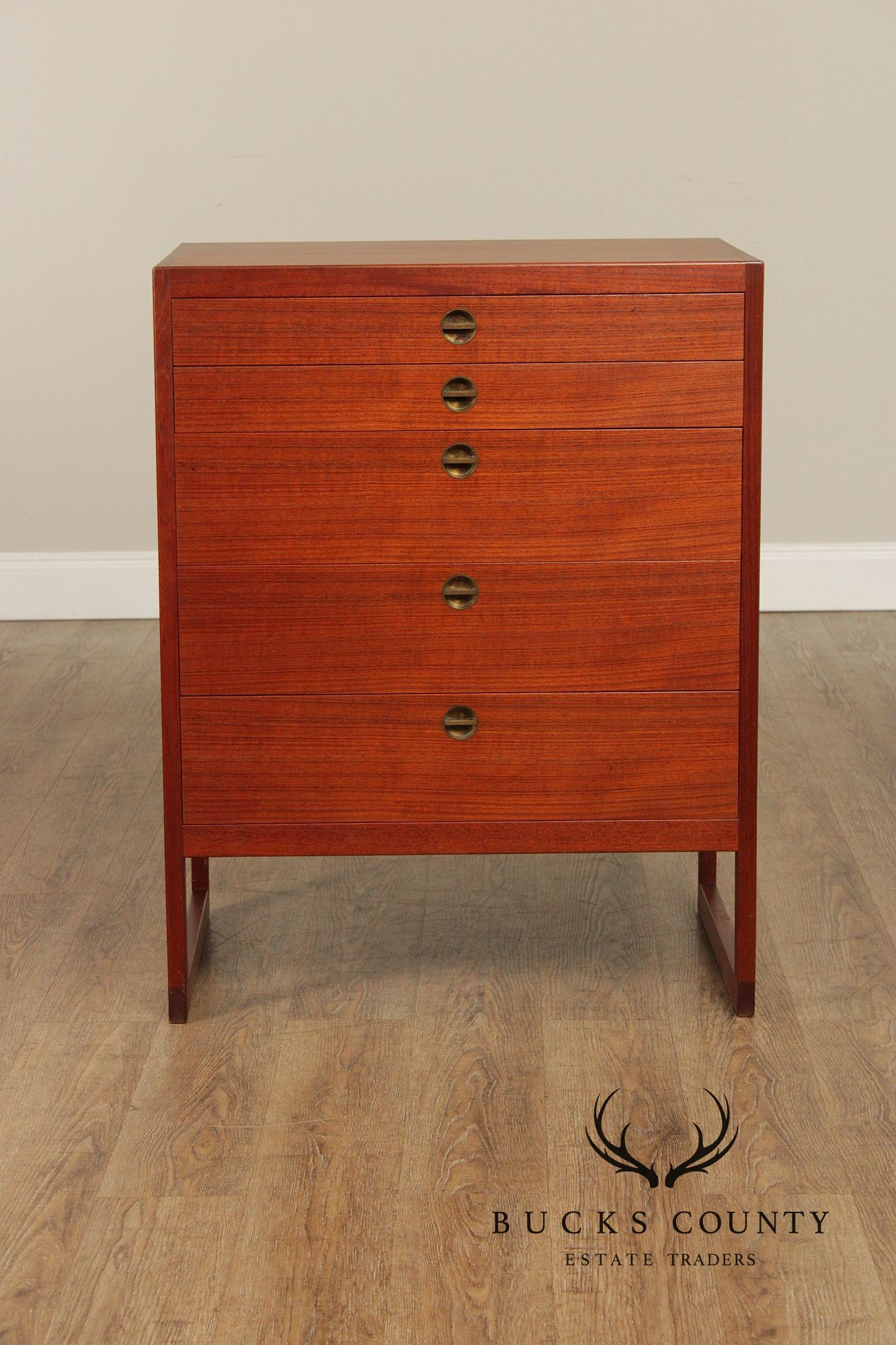 Borge Mogensen Danish Modern Teak Five Drawer Chest