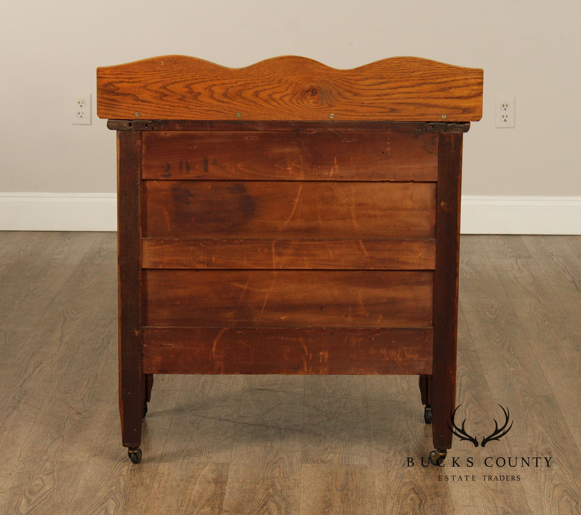 Antique Victorian Oak Wash Stand