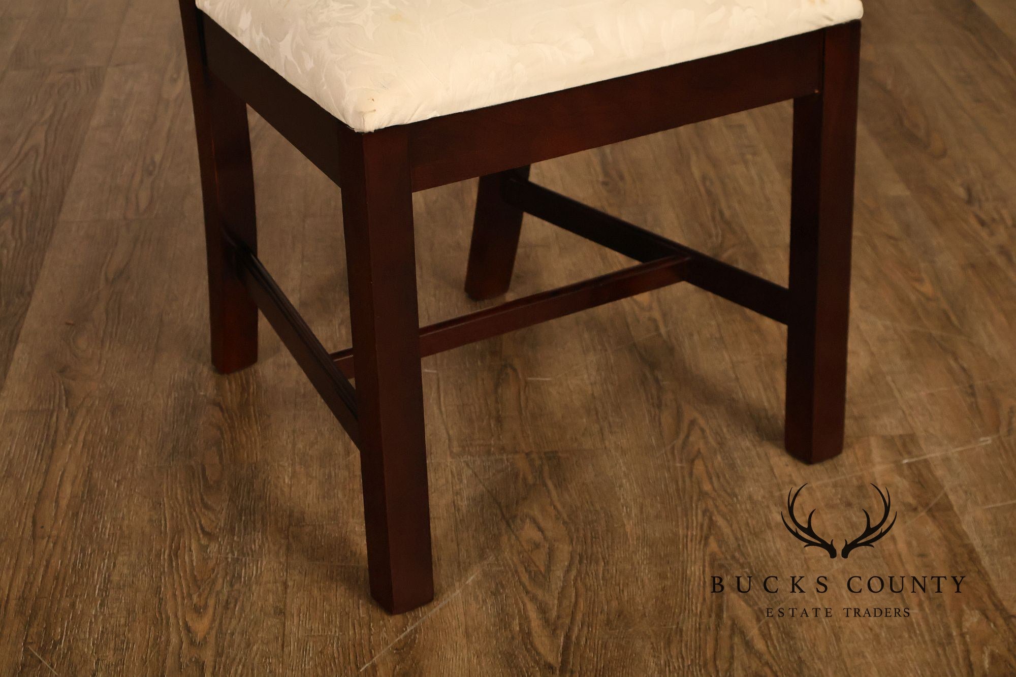 Thomasville Chippendale Style Mahogany Set Of Six Dining Chairs