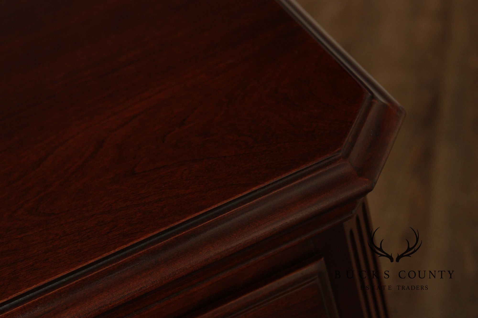 Drexel Chippendale Style Cherry Door Dresser