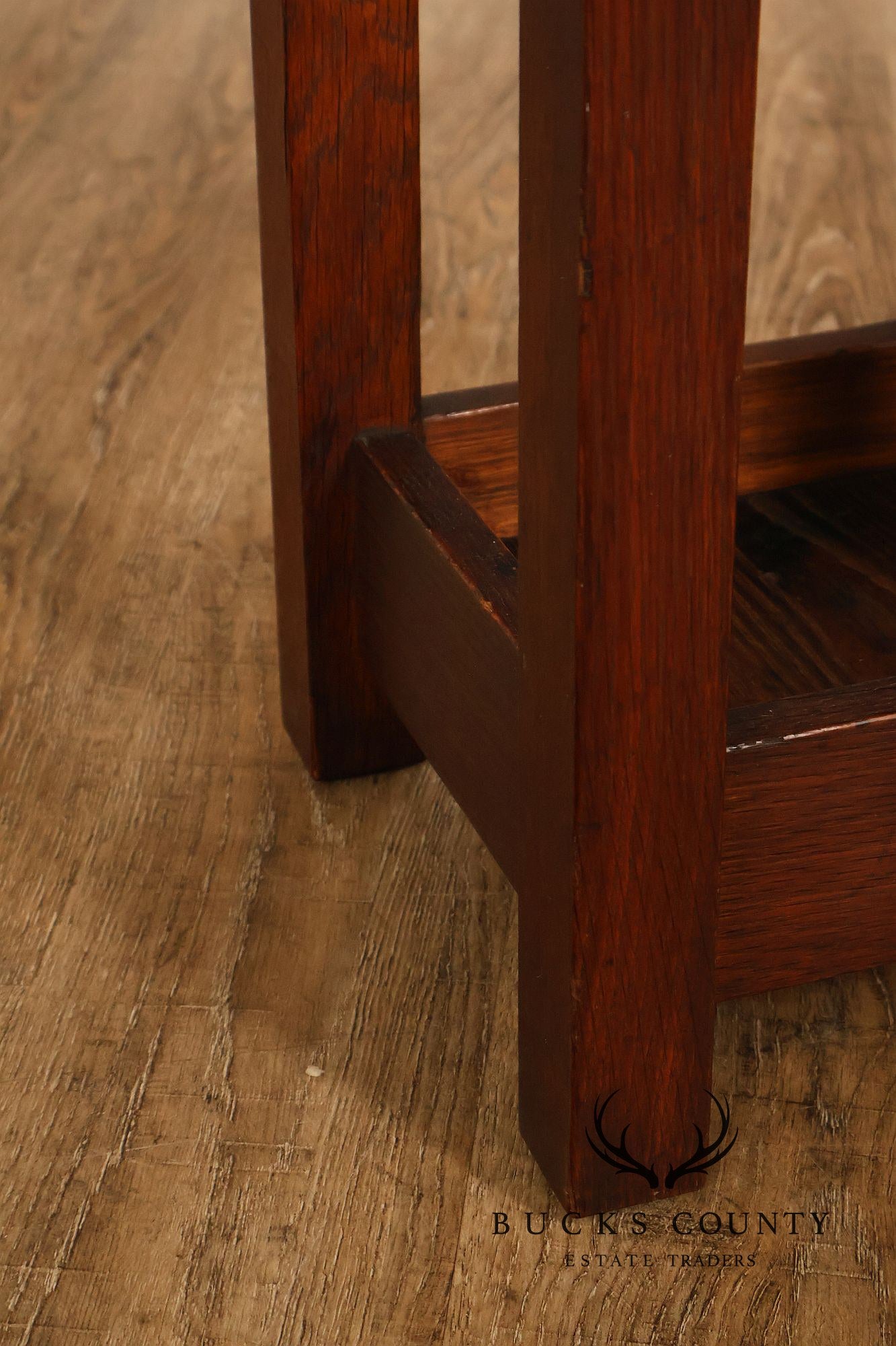 Gustav Stickley Arts And Crafts Oak Umbrella Stand model #54