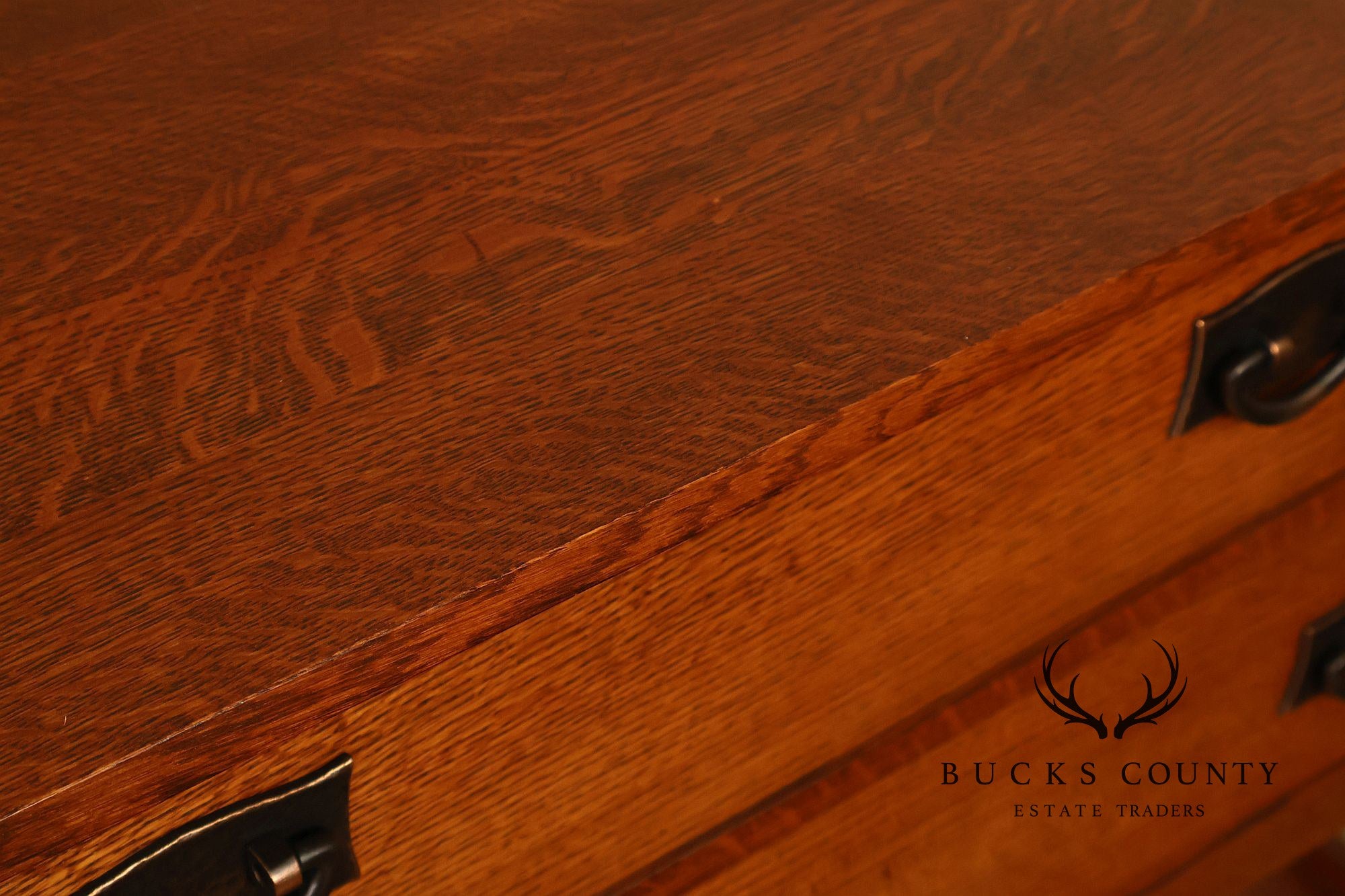 STICKLEY MISSION COLLECTION HARVEY ELLIS OAK SIDEBOARD