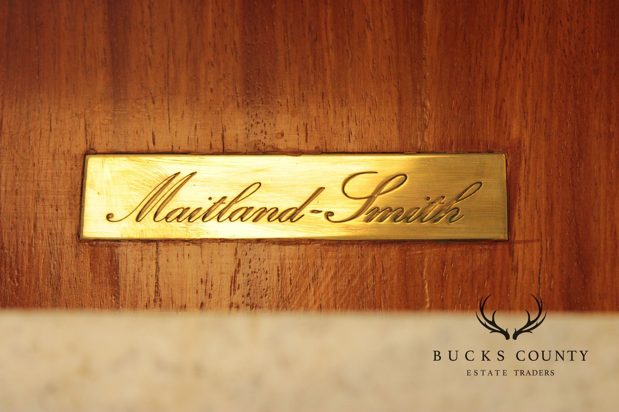 Maitland Smith Tessellated Marble Tall Chest