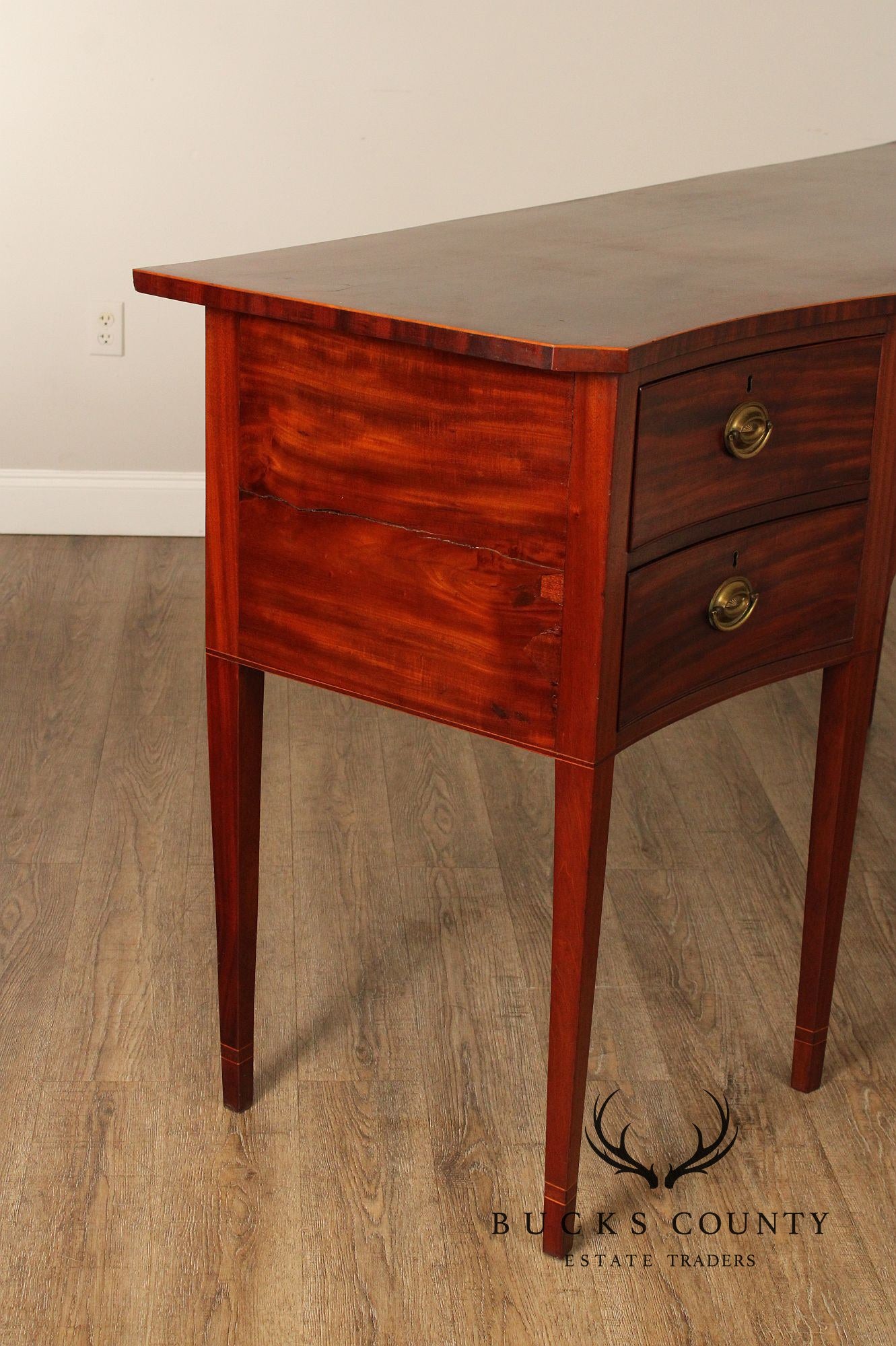 Antique American Hepplewhite Mahogany Sideboard