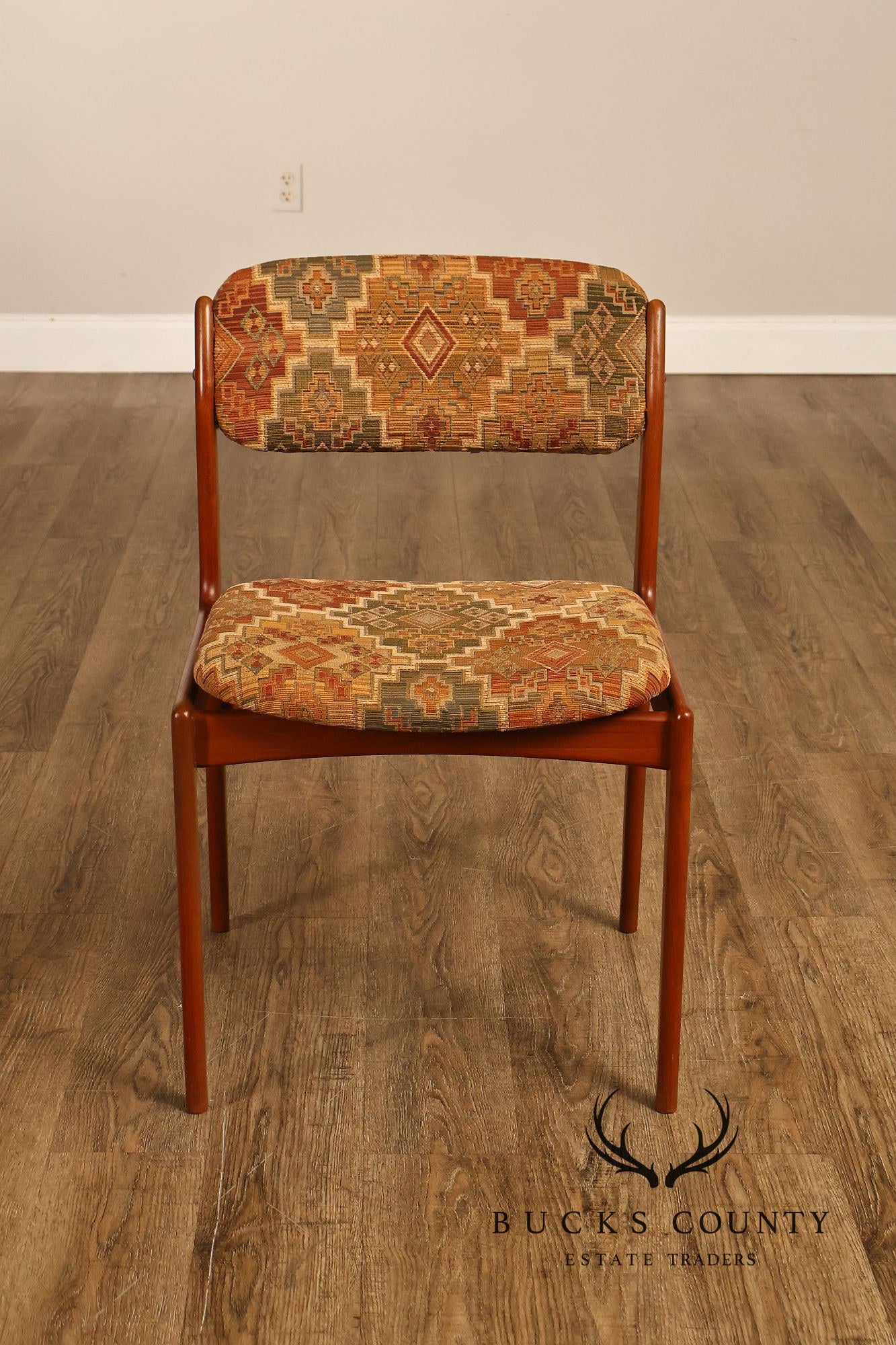 Erik Buch Danish Modern Set of Four Teak Dining Chairs