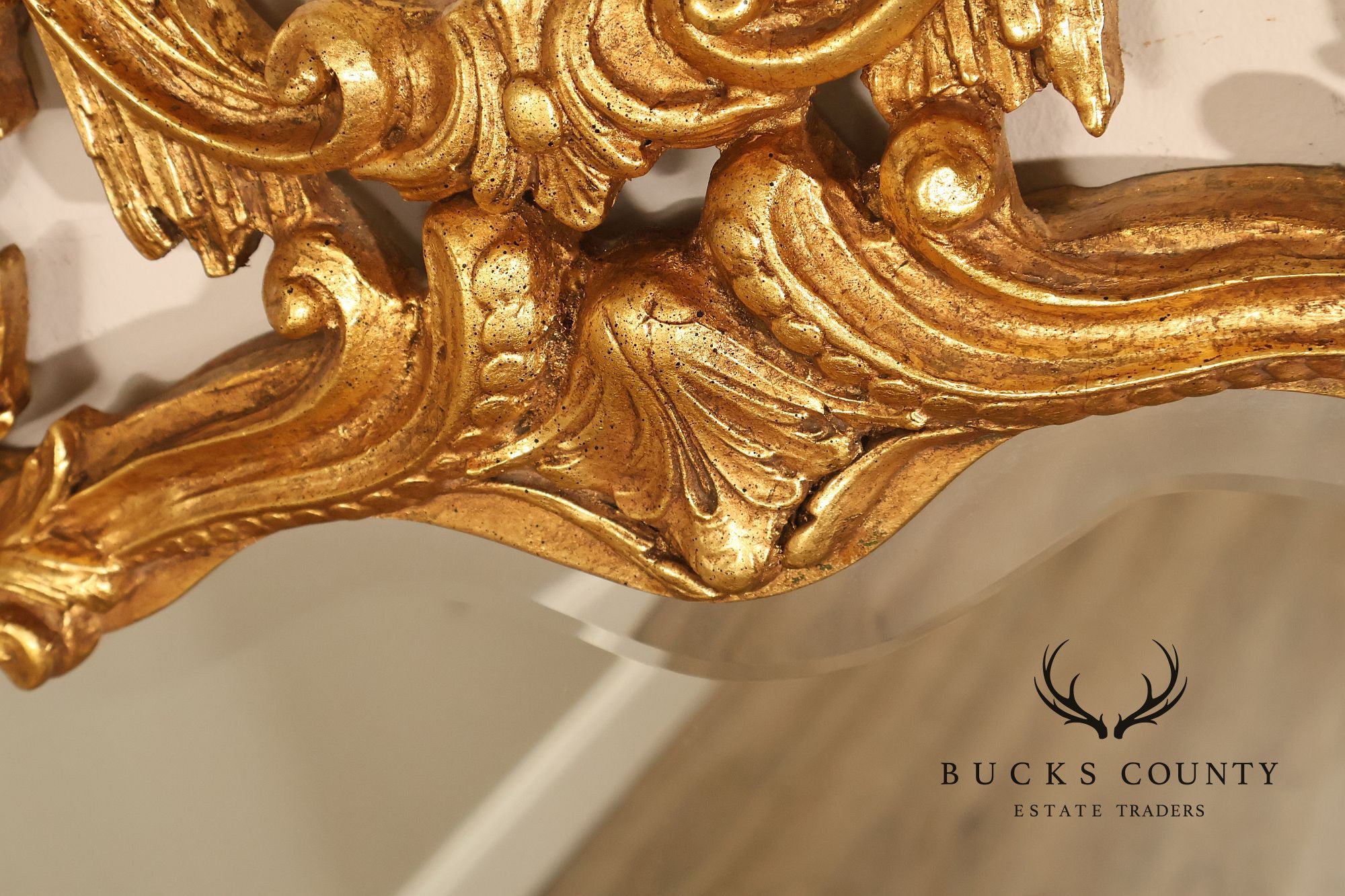 Friedman Brothers Large Giltwood Wall Mirror