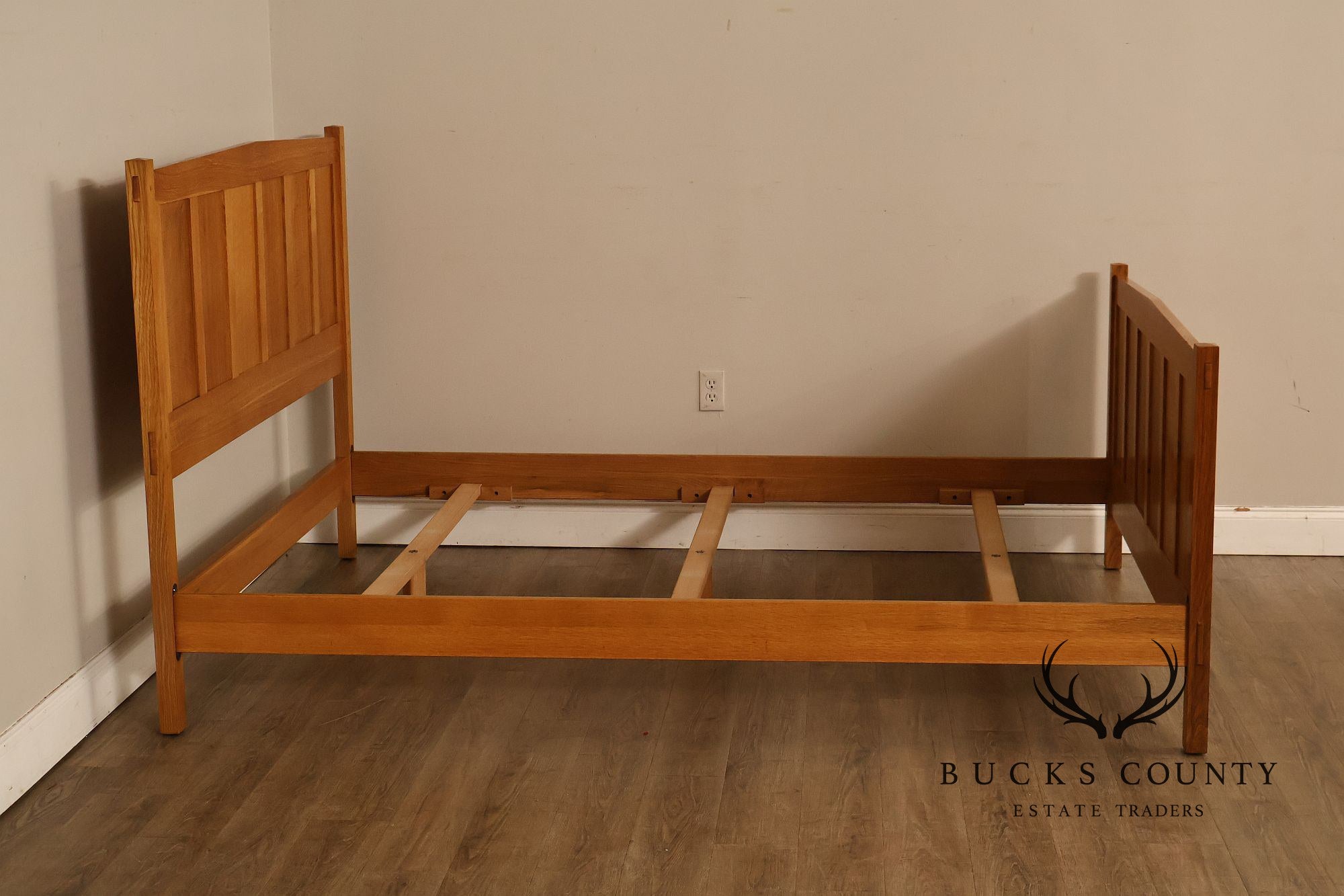 Stickley Mission Collection Oak Queen Panel Bed
