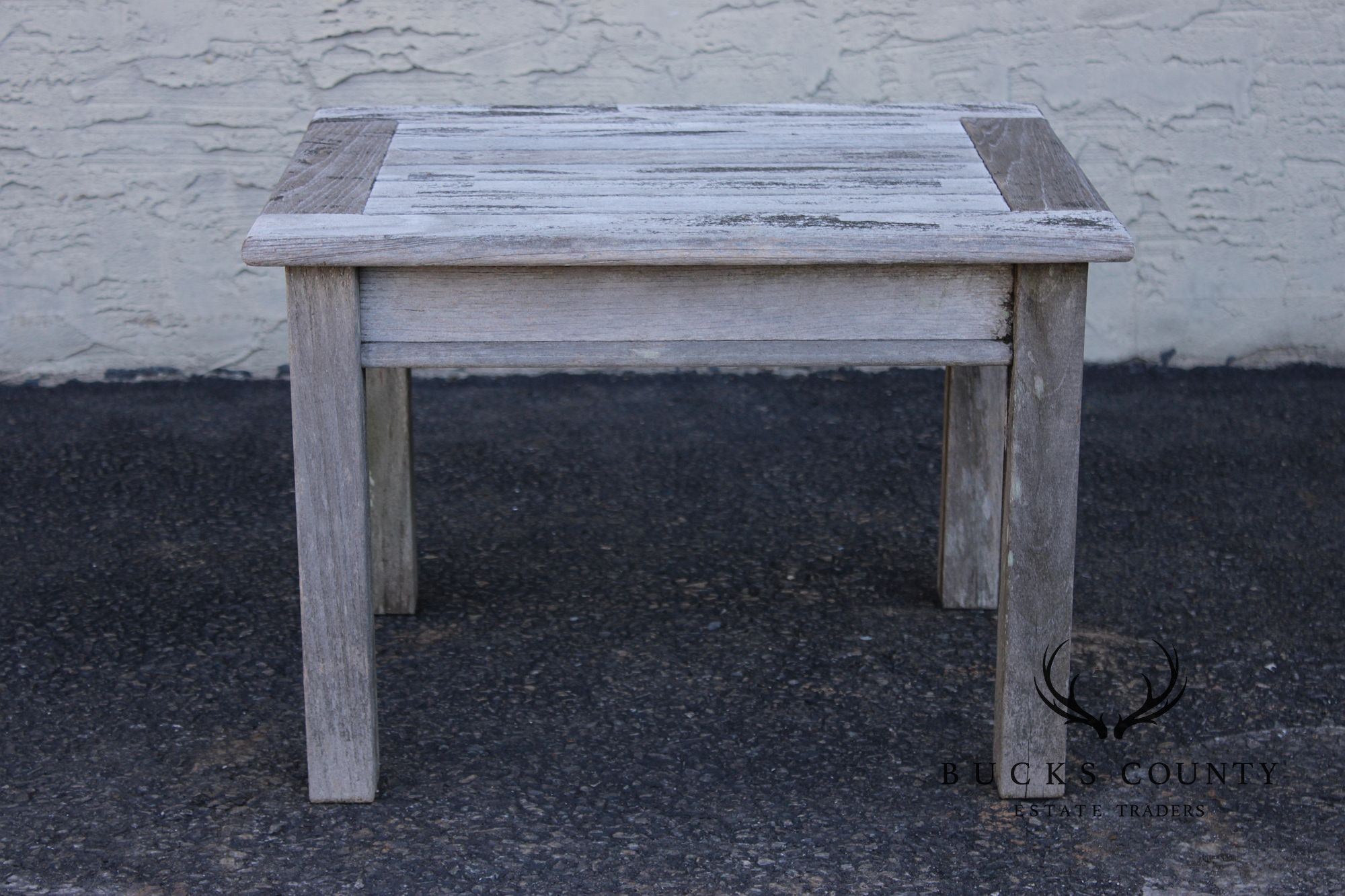 Gloster Pair of Teak Outdoor End Tables