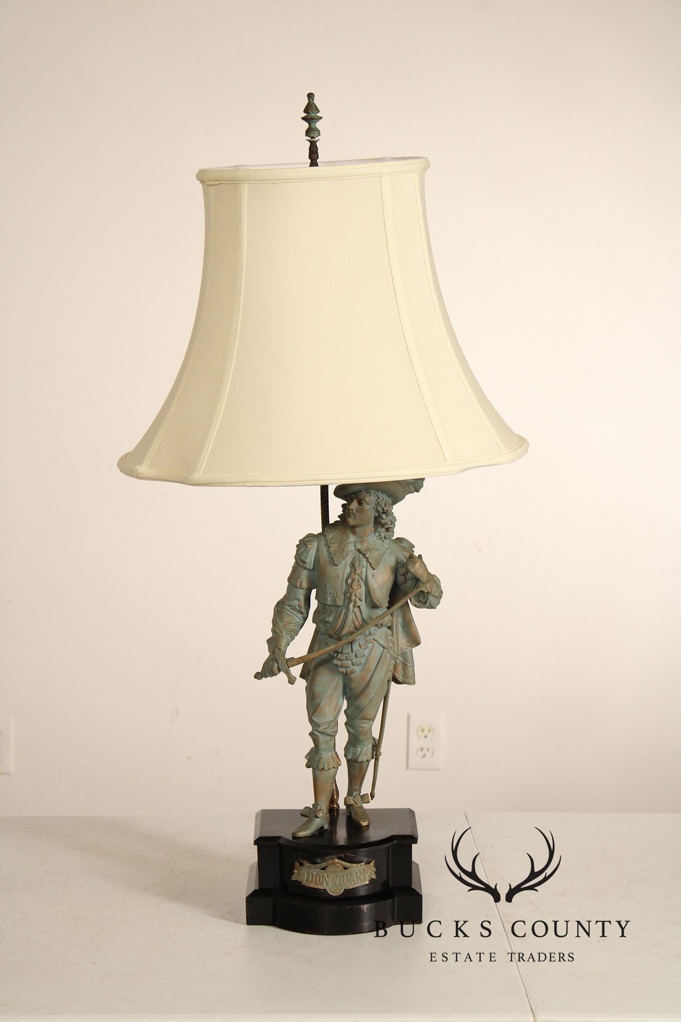Vintage Pair of Figural Table Lamps