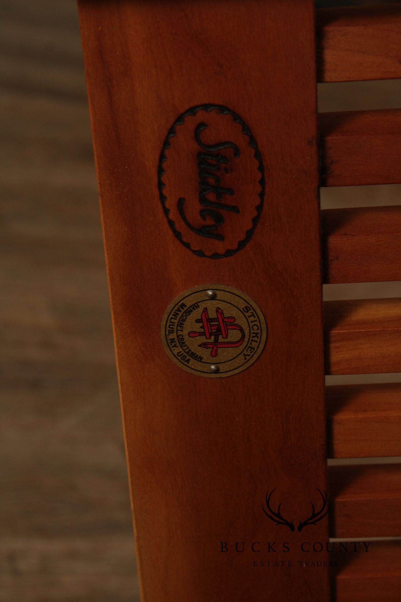 Stickley Mission Collection Cherry Spindle Morris Chair