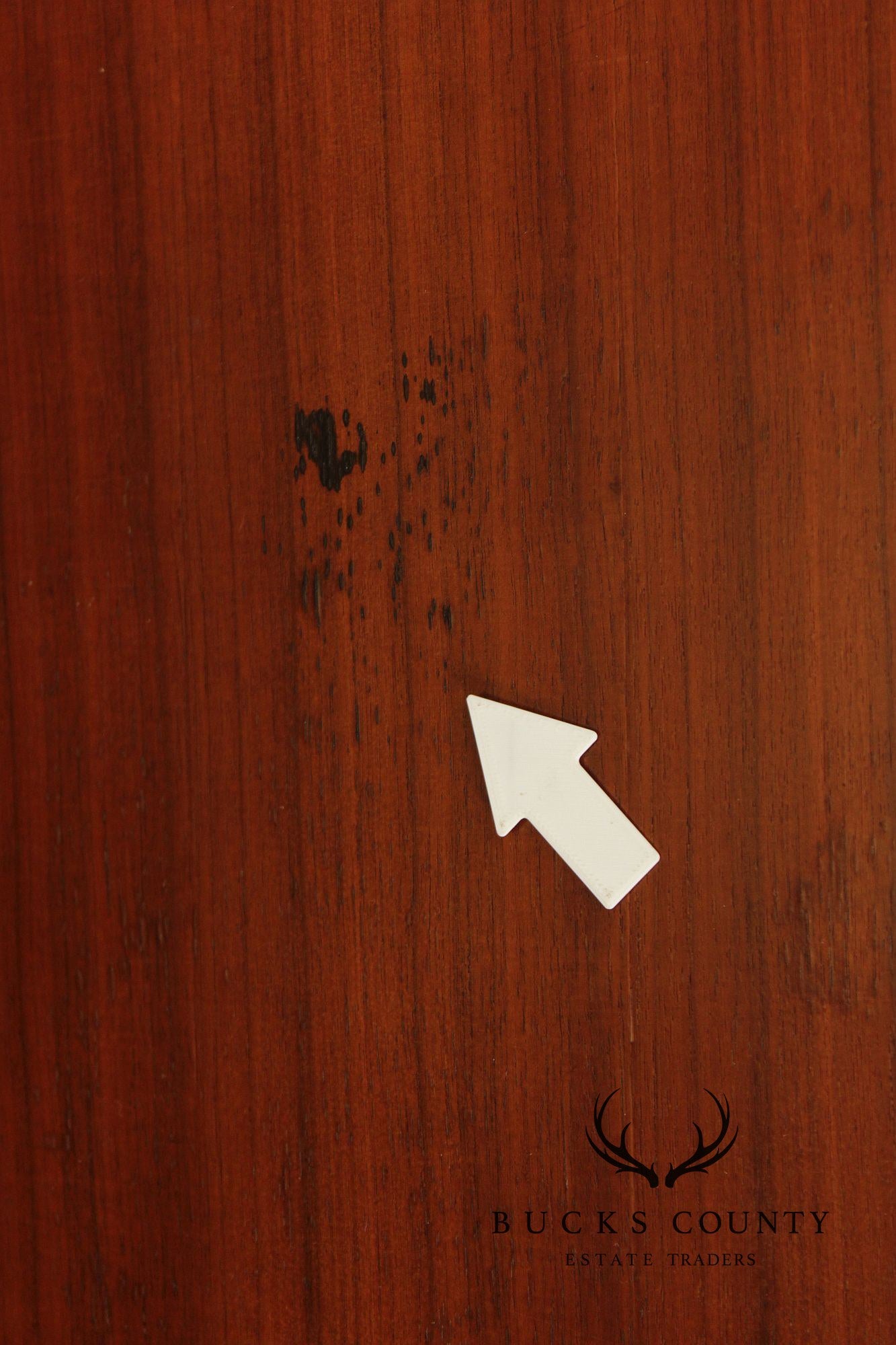 Pair Of Danish Modern Style Teak Single Door Nightstands